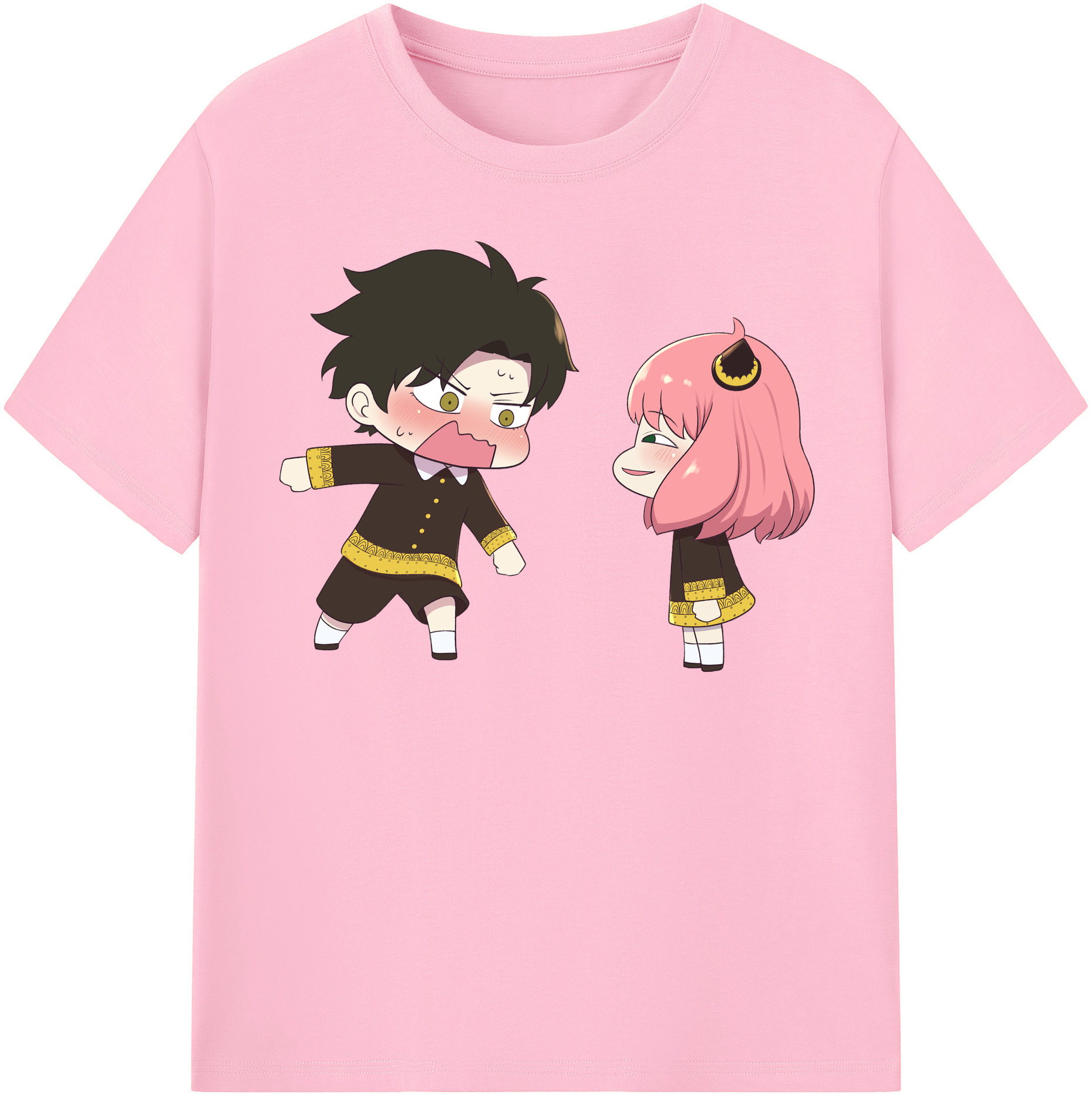 （画像用） SPY×FAMILY间谍家家酒 綿100％半袖Tシャツ（フロントプリント）
