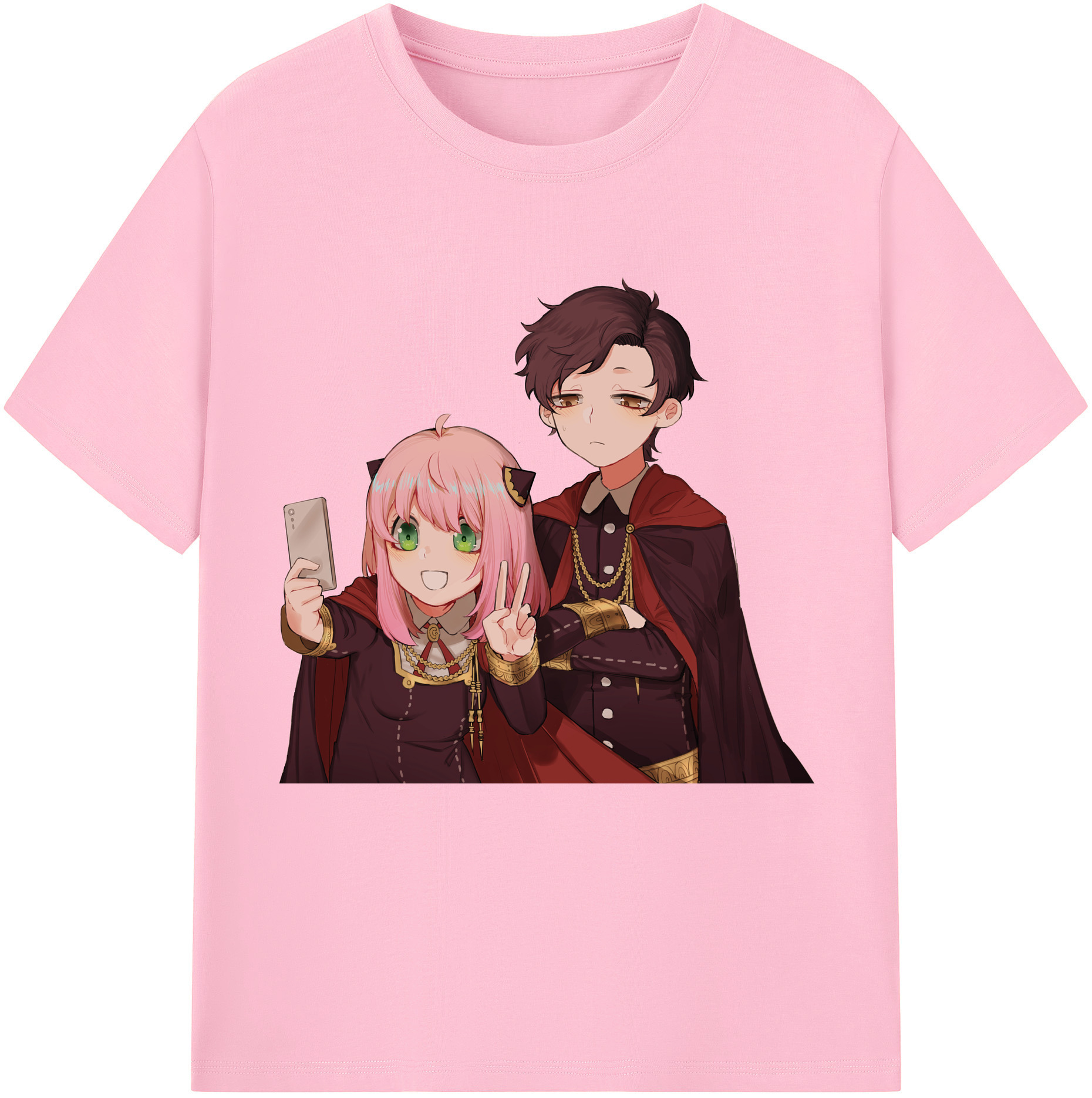 （画像用） SPY×FAMILY间谍家家酒 綿100％半袖Tシャツ（フロントプリント）