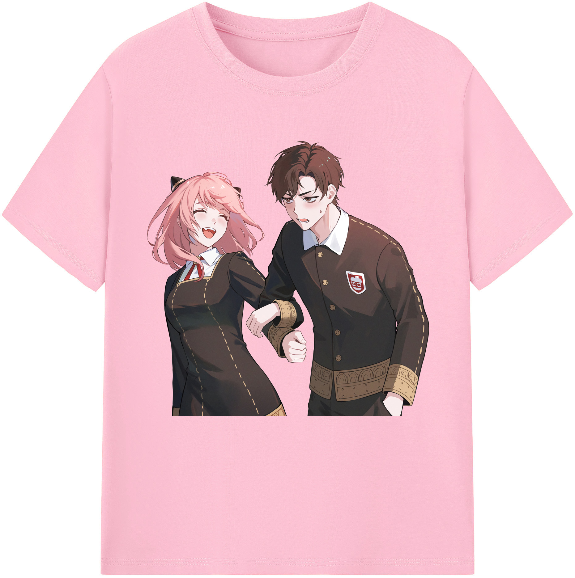 （画像用） SPY×FAMILY间谍家家酒 綿100％半袖Tシャツ（フロントプリント）