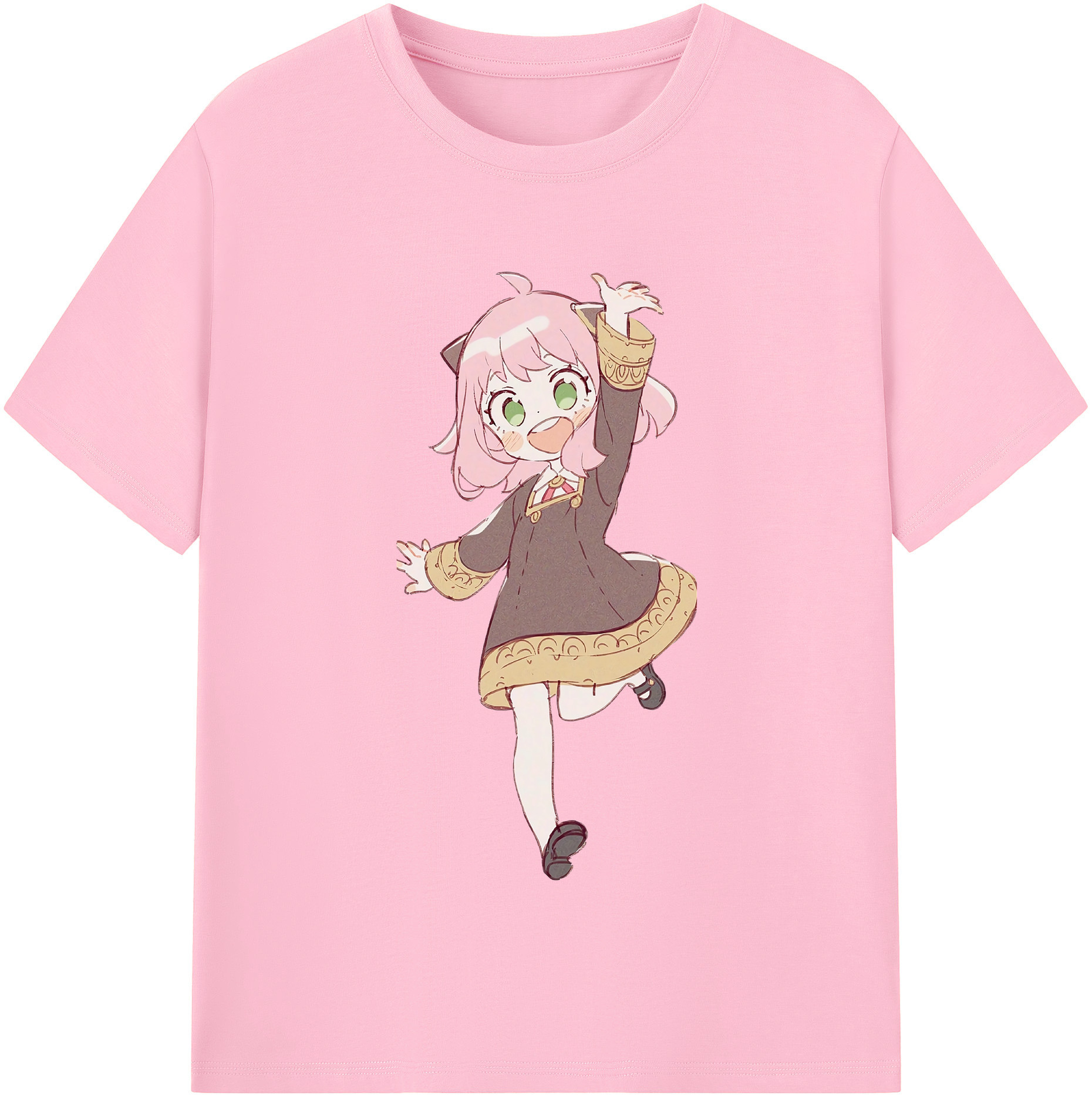 （画像用） SPY×FAMILY间谍家家酒 綿100％半袖Tシャツ（フロントプリント）