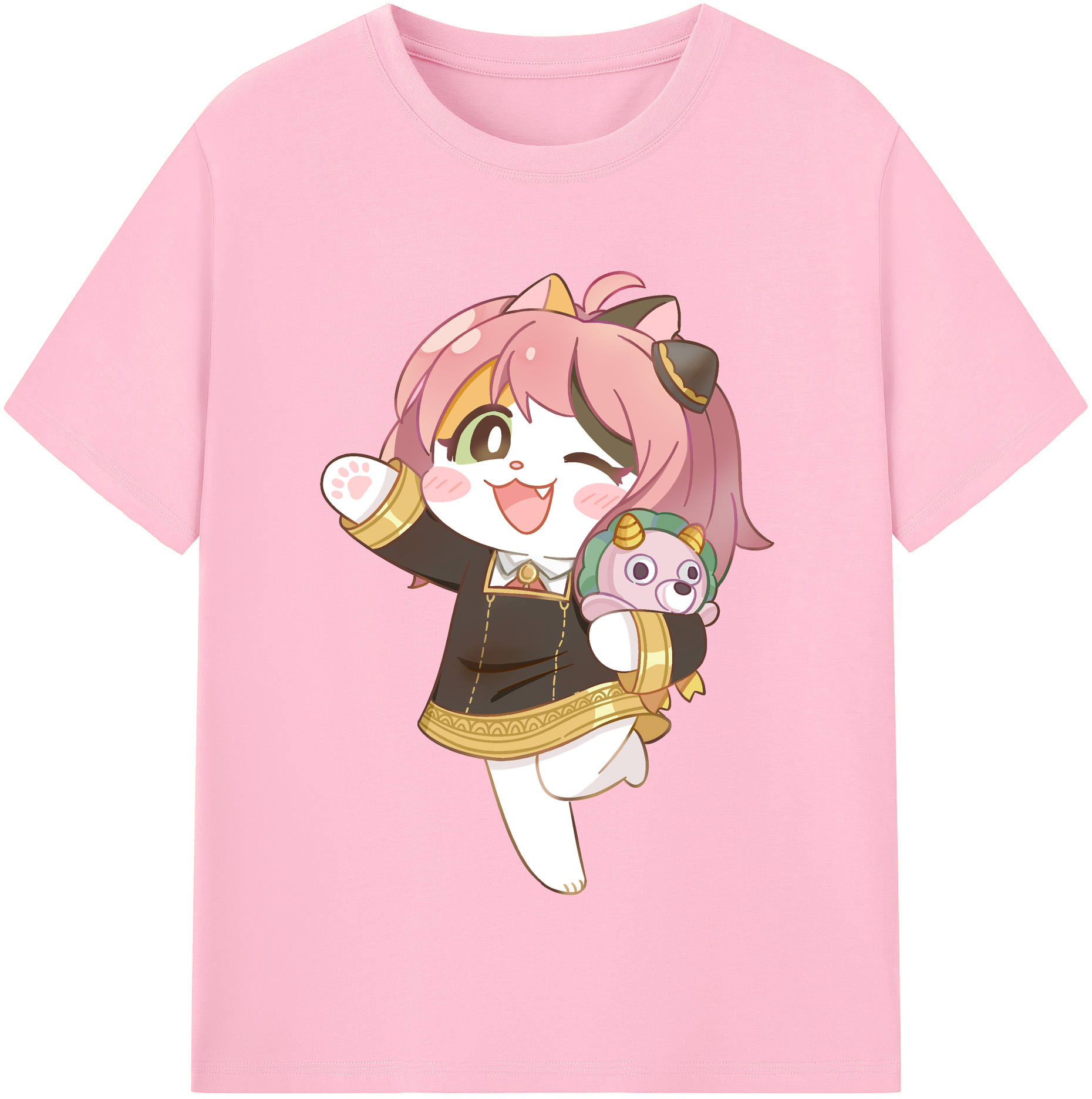 （画像用） SPY×FAMILY间谍家家酒 綿100％半袖Tシャツ（フロントプリント）