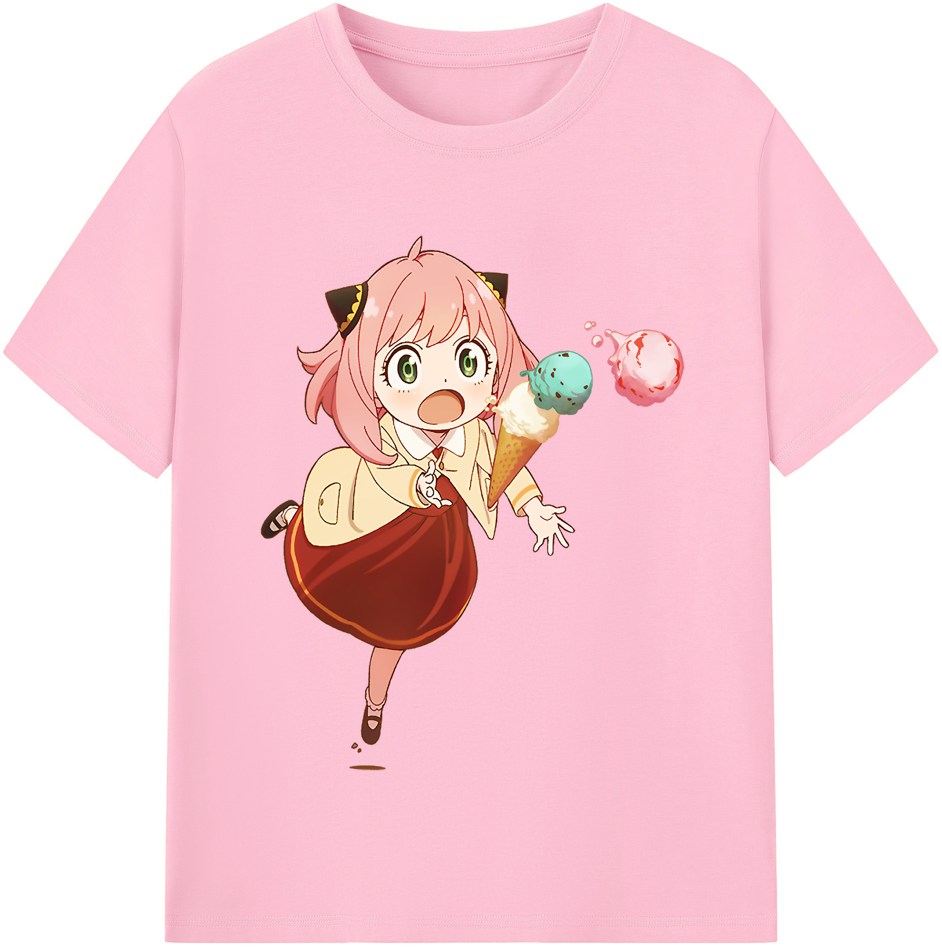 （画像用） SPY×FAMILY间谍家家酒 綿100％半袖Tシャツ（フロントプリント）