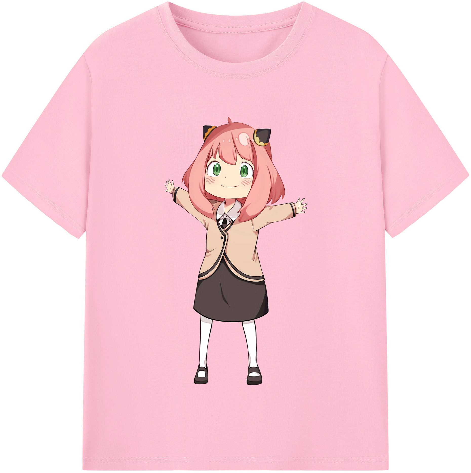 （画像用） SPY×FAMILY间谍家家酒 綿100％半袖Tシャツ（フロントプリント）