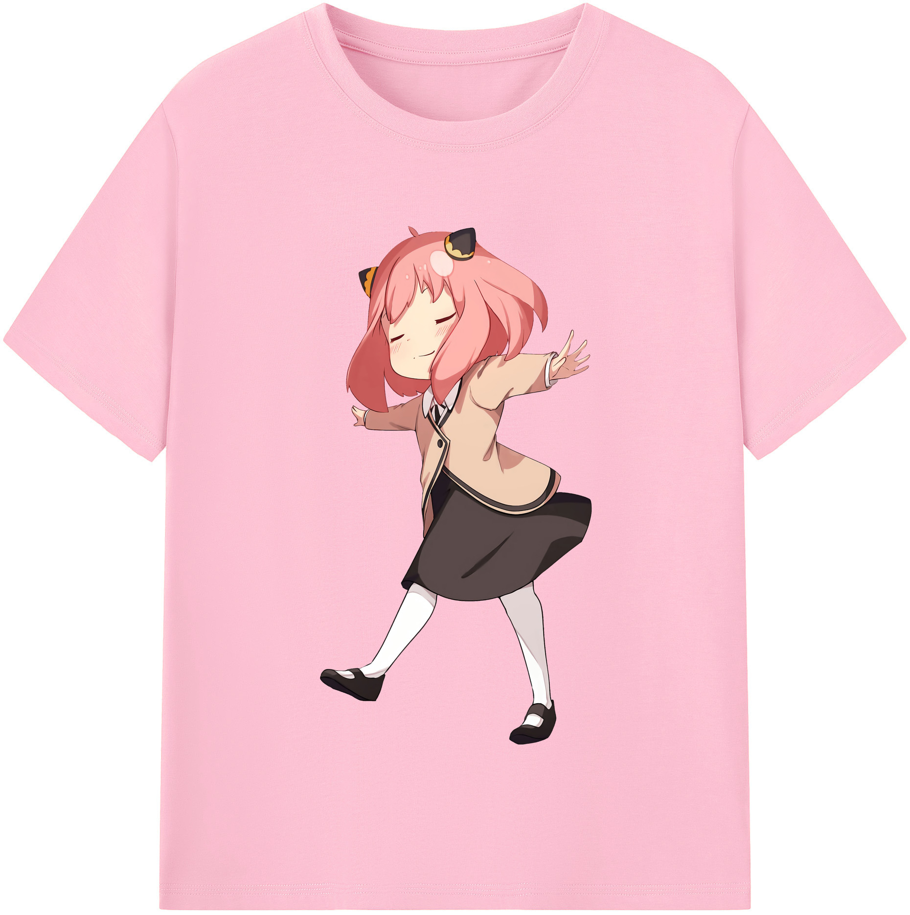 （画像用） SPY×FAMILY间谍家家酒 綿100％半袖Tシャツ（フロントプリント）