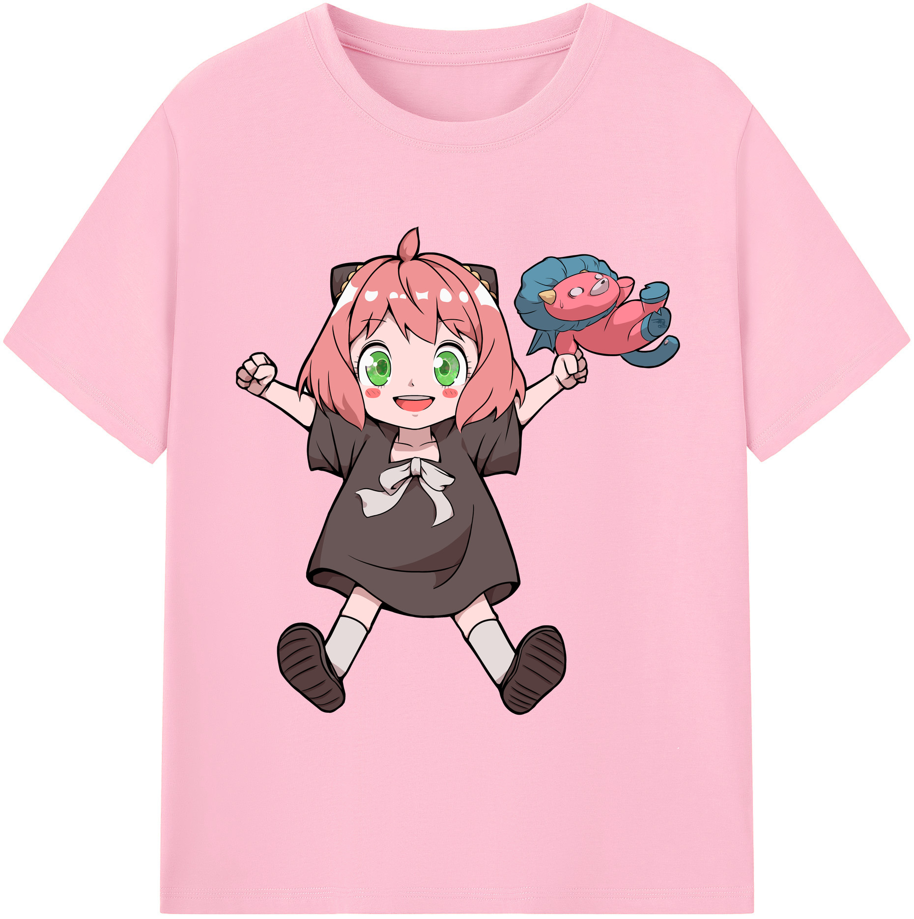（画像用） SPY×FAMILY间谍家家酒 綿100％半袖Tシャツ（フロントプリント）