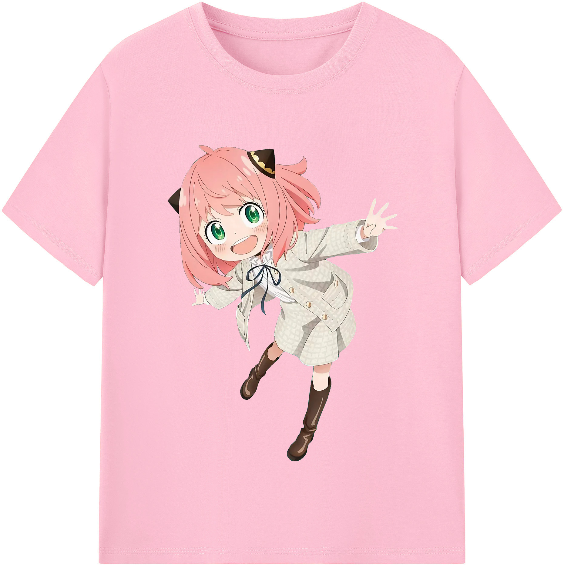 （画像用） SPY×FAMILY间谍家家酒 綿100％半袖Tシャツ（フロントプリント）