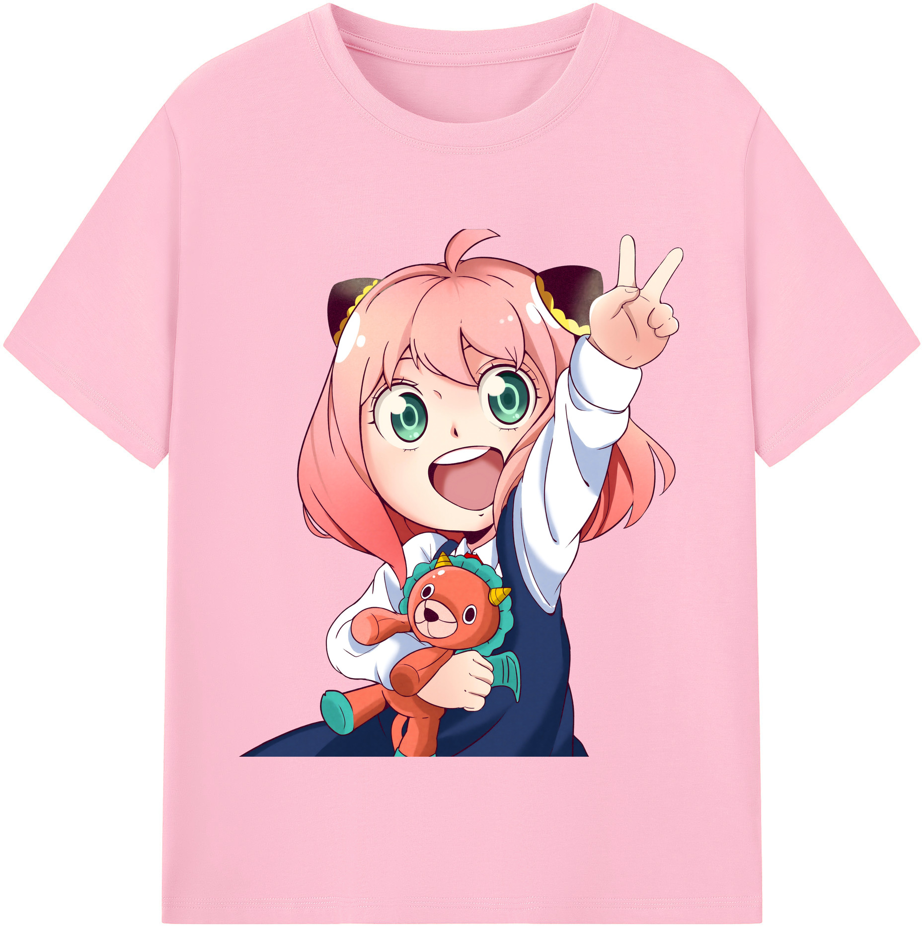 （画像用） SPY×FAMILY间谍家家酒 綿100％半袖Tシャツ（フロントプリント）