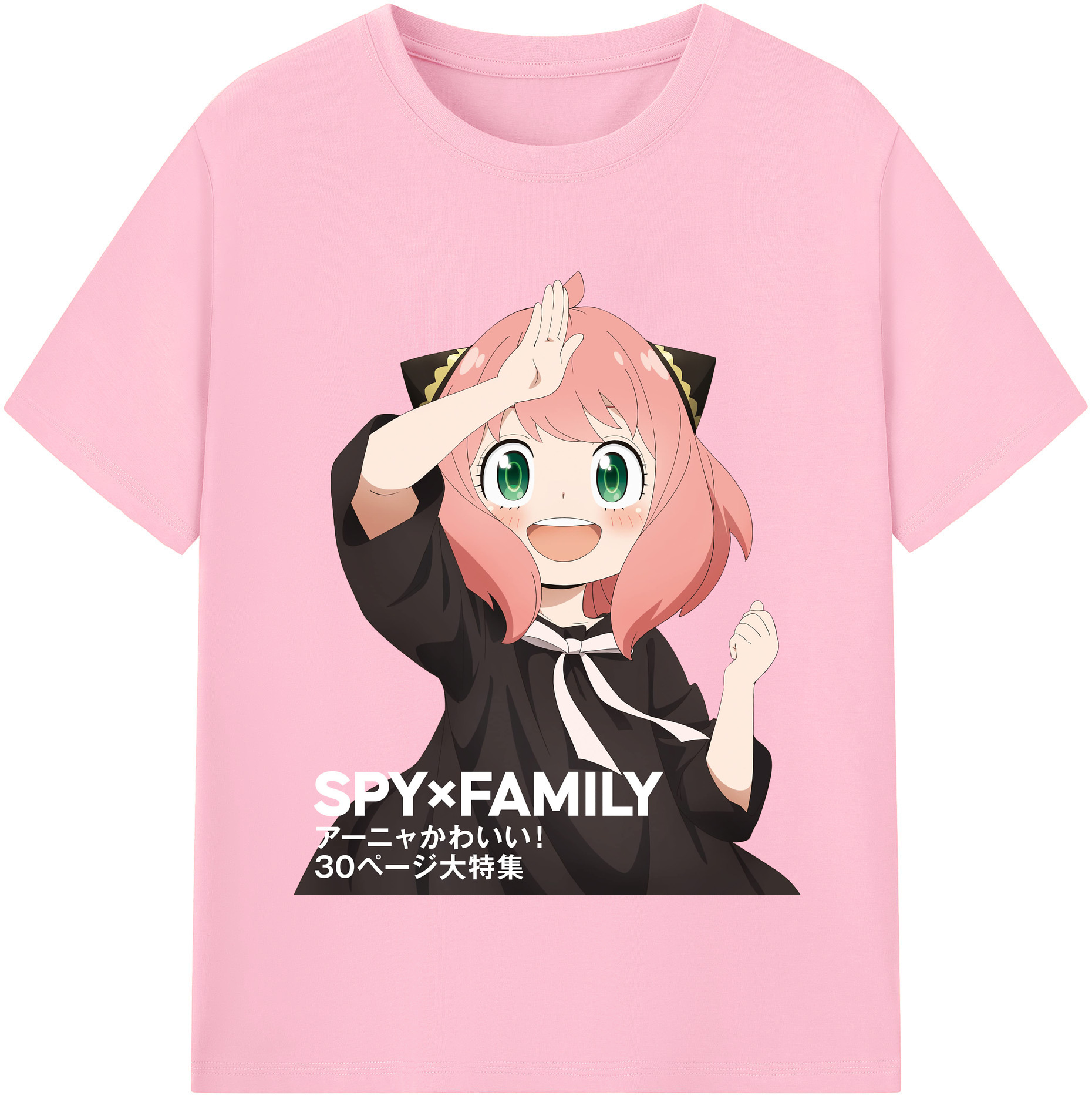 （画像用） SPY×FAMILY间谍家家酒 綿100％半袖Tシャツ（フロントプリント）