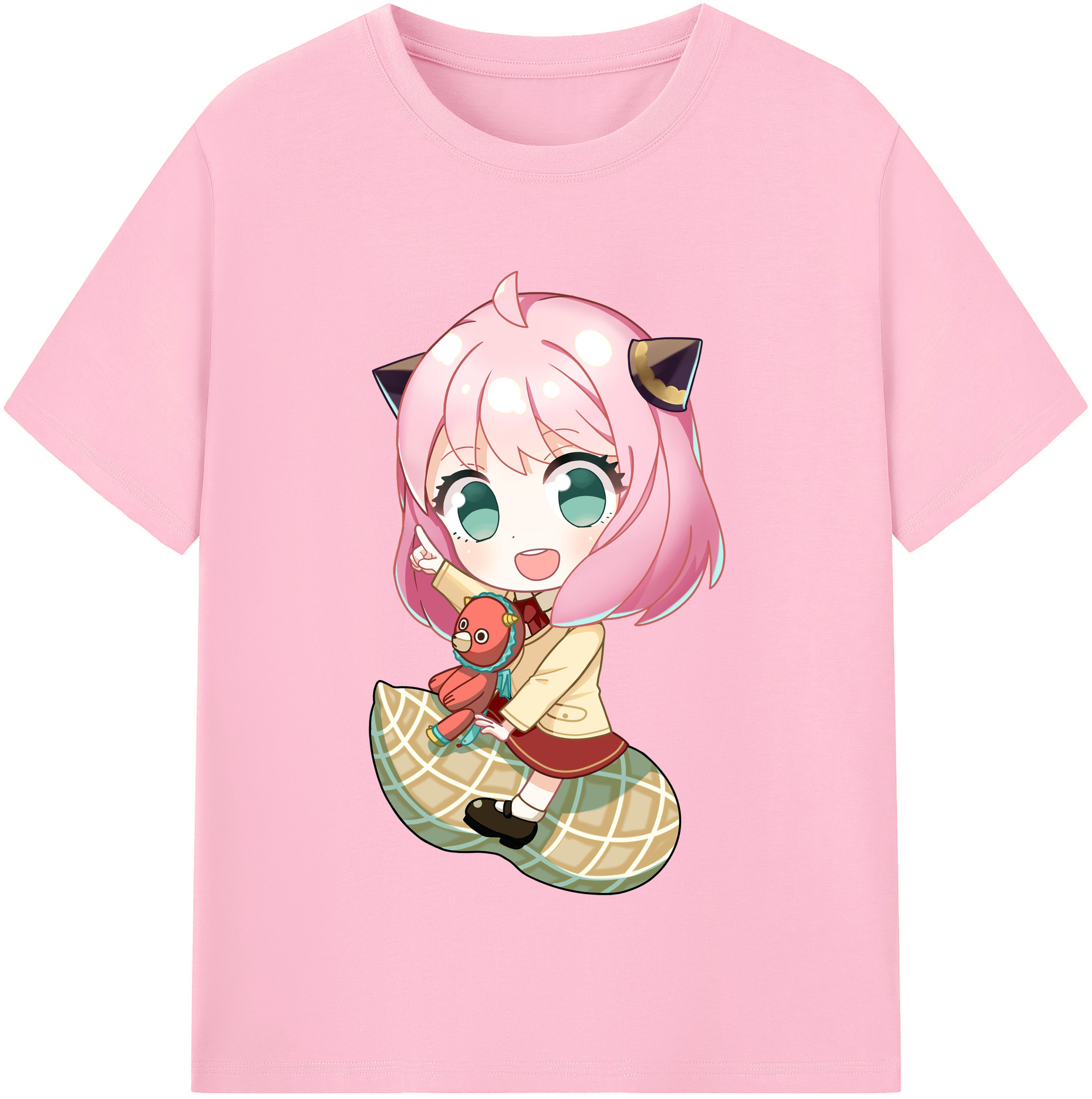 （画像用） SPY×FAMILY间谍家家酒 綿100％半袖Tシャツ（フロントプリント）