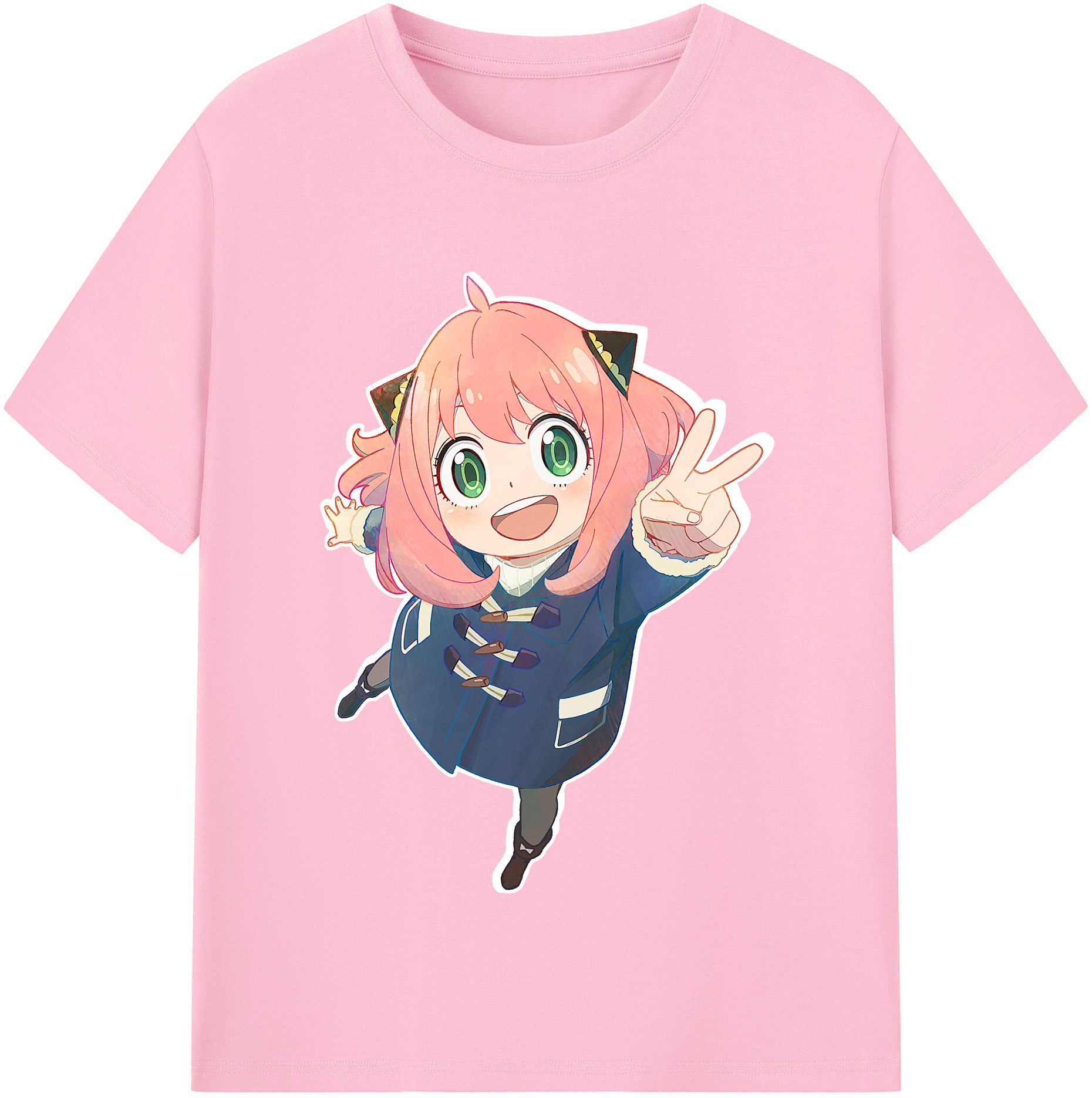 （画像用） SPY×FAMILY间谍家家酒 綿100％半袖Tシャツ（フロントプリント）