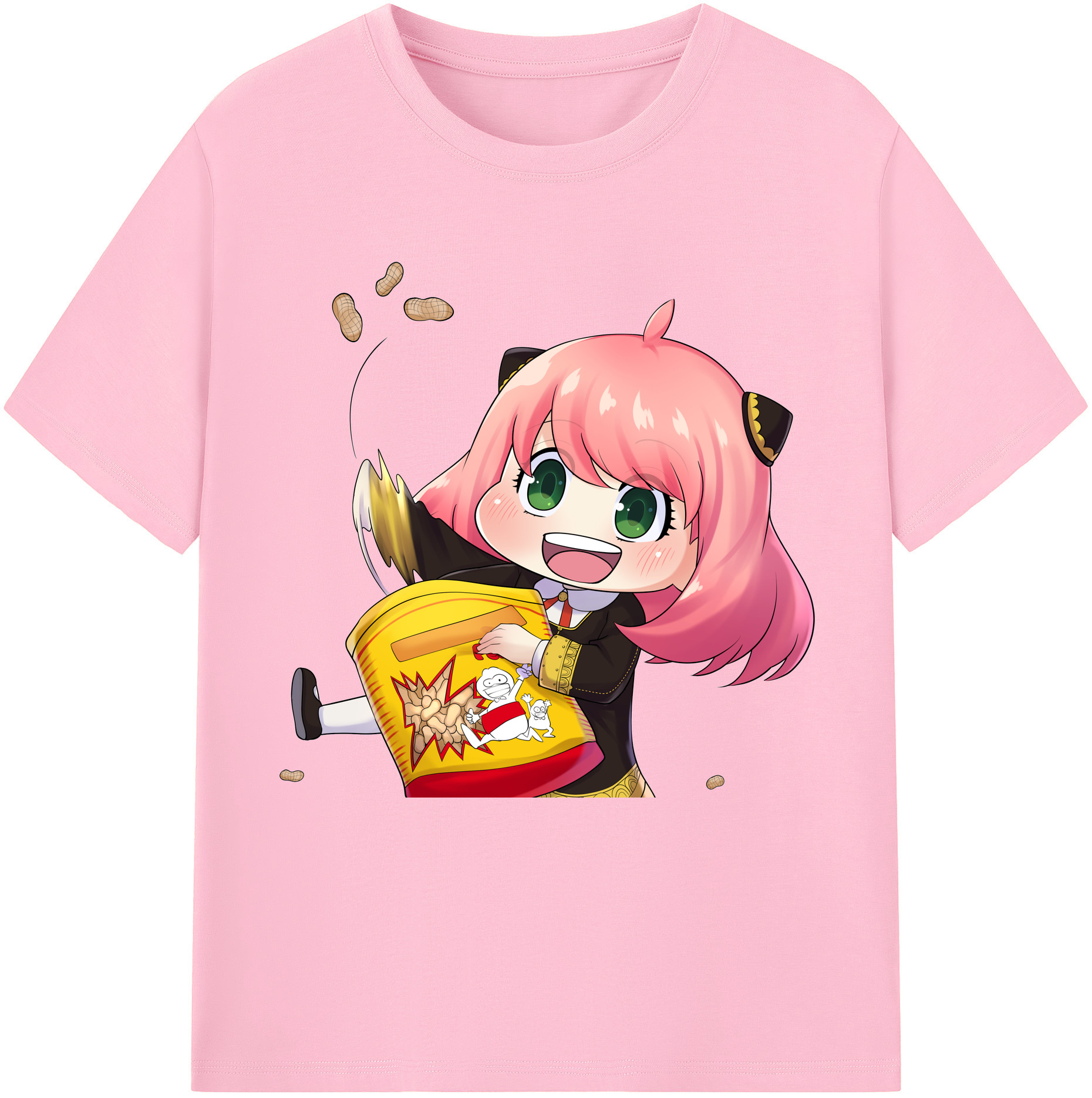 （画像用） SPY×FAMILY间谍家家酒 綿100％半袖Tシャツ（フロントプリント）