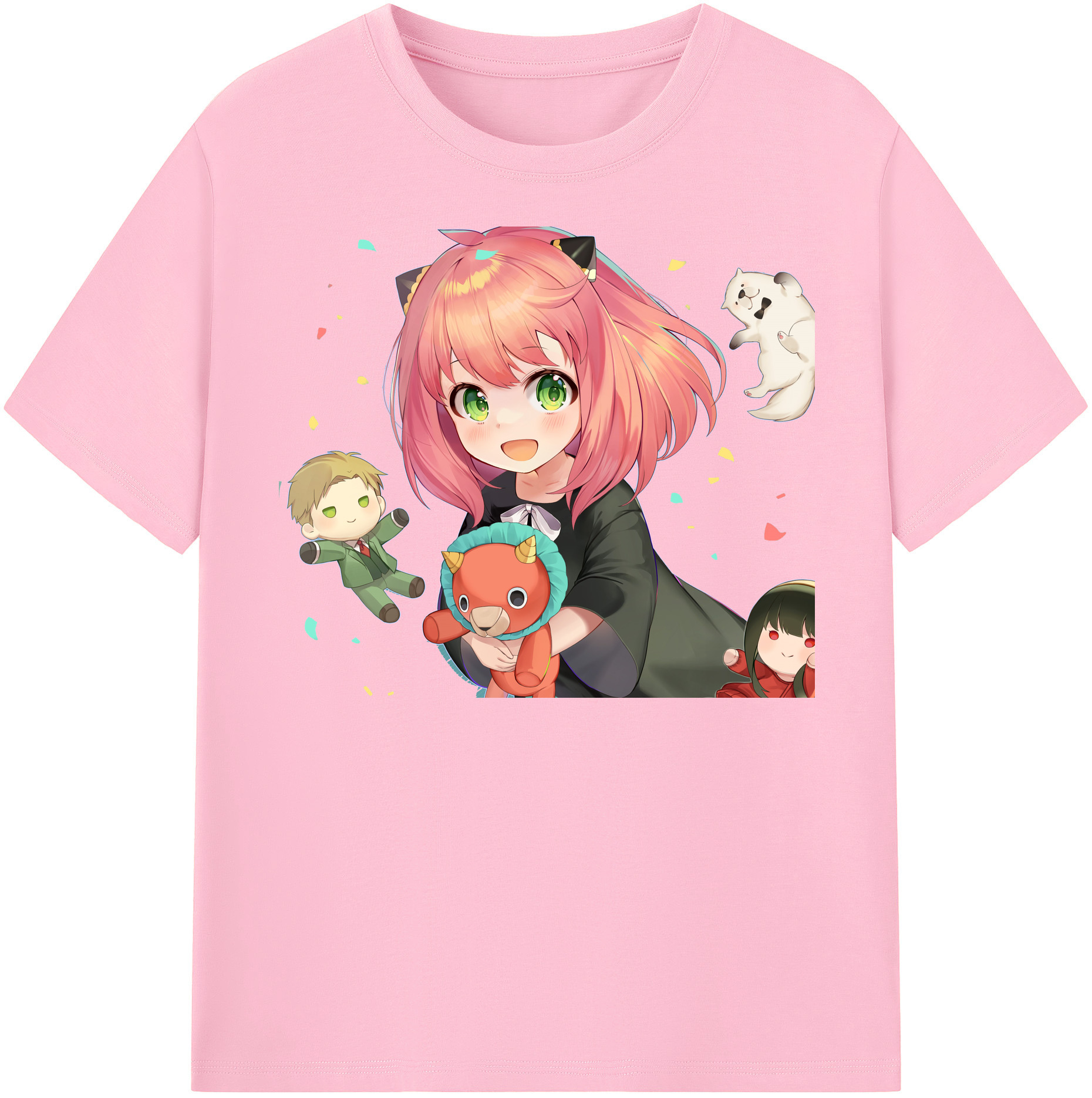 （画像用） SPY×FAMILY间谍家家酒 綿100％半袖Tシャツ（フロントプリント）