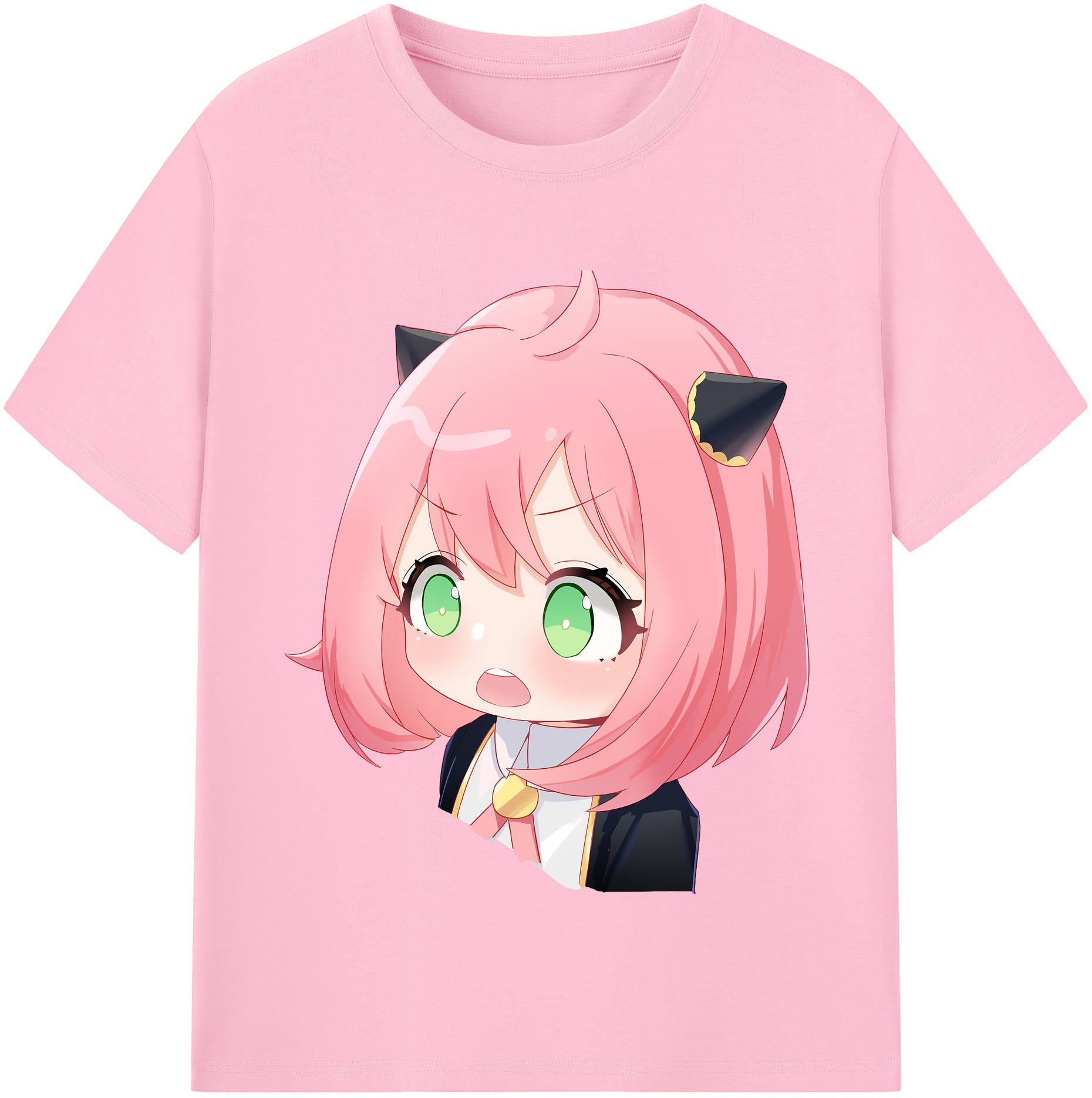 （画像用） SPY×FAMILY间谍家家酒 綿100％半袖Tシャツ（フロントプリント）