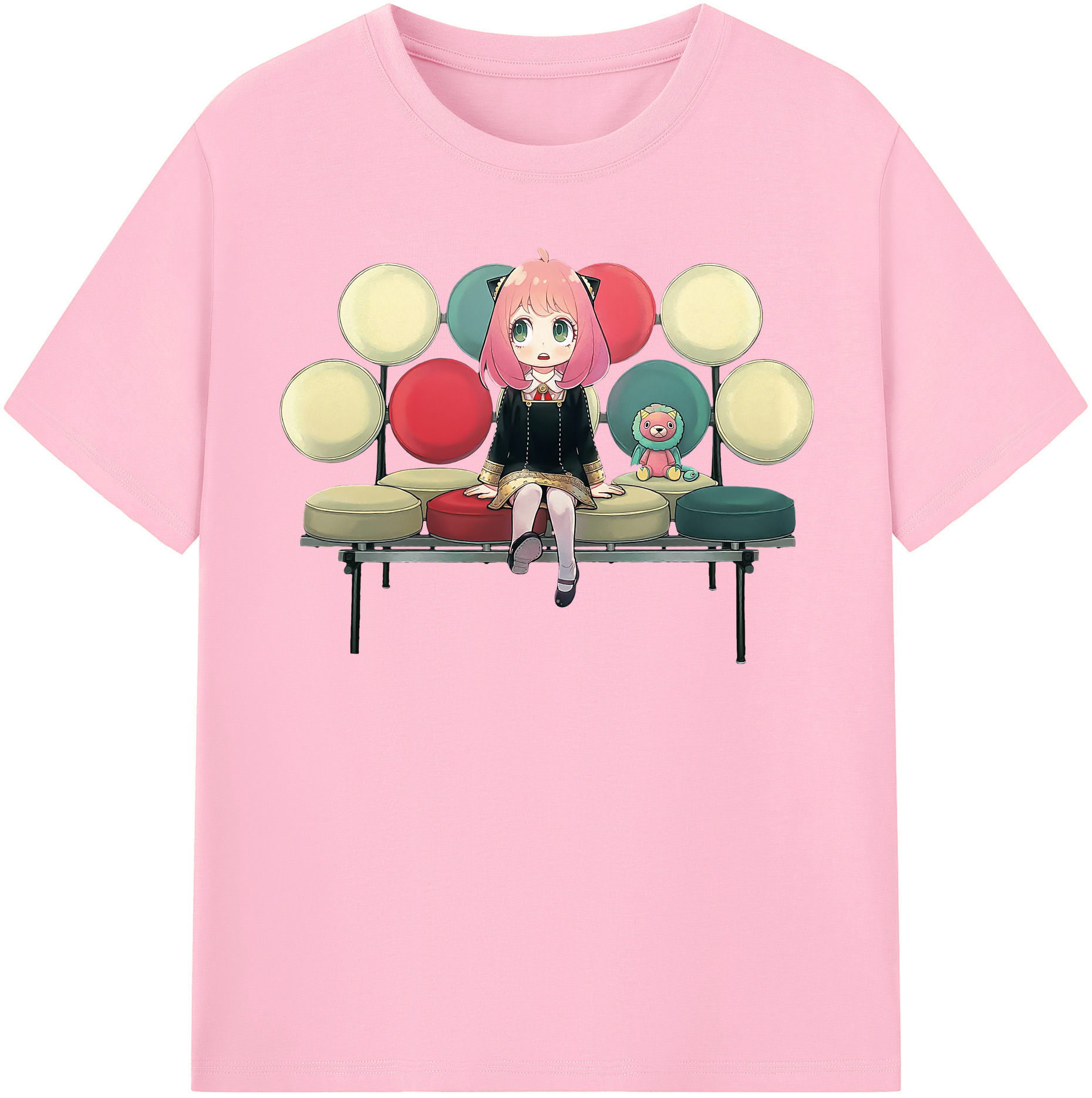 （画像用） SPY×FAMILY间谍家家酒 綿100％半袖Tシャツ（フロントプリント）