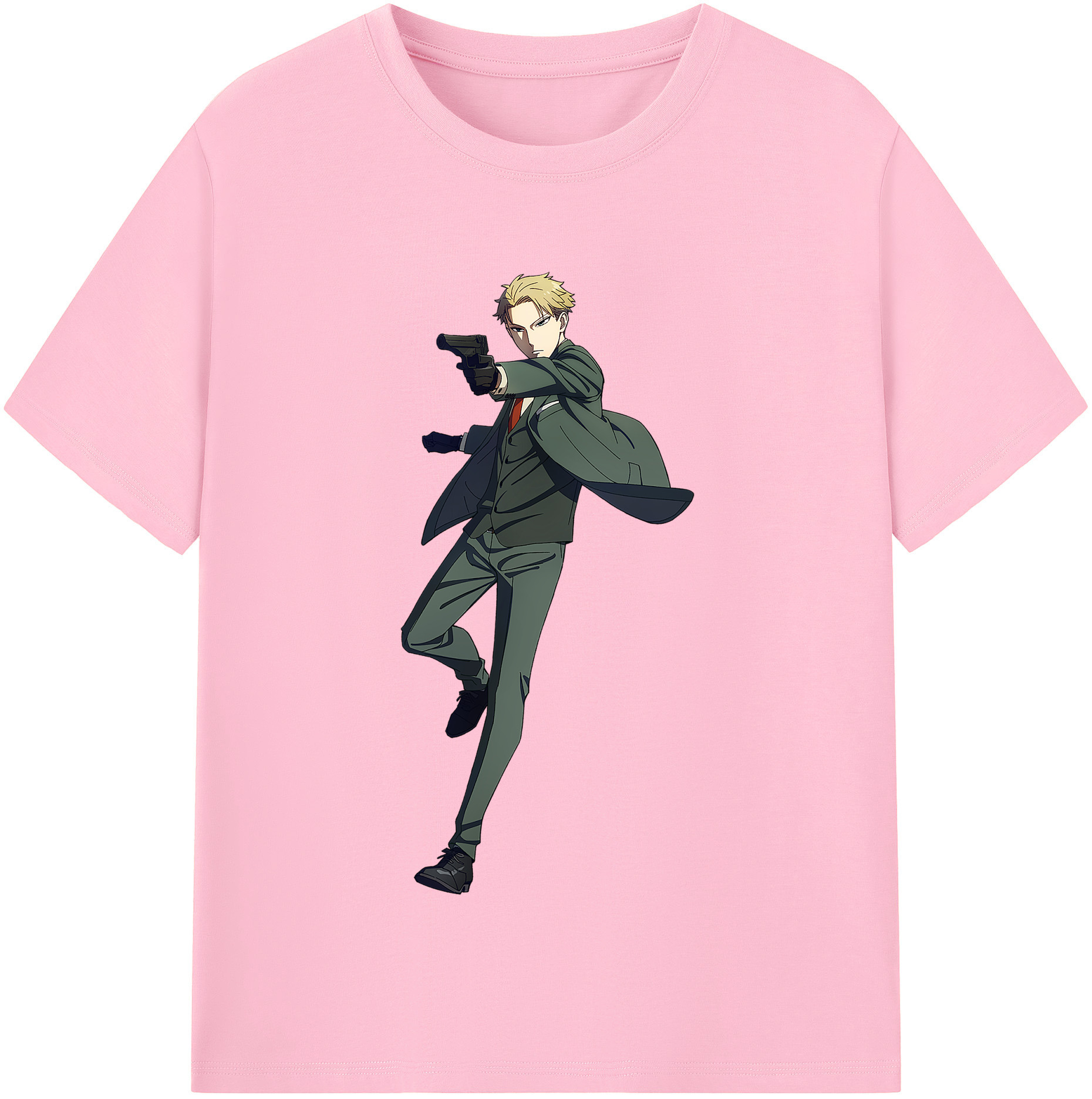 （画像用） SPY×FAMILY间谍家家酒 綿100％半袖Tシャツ（フロントプリント）