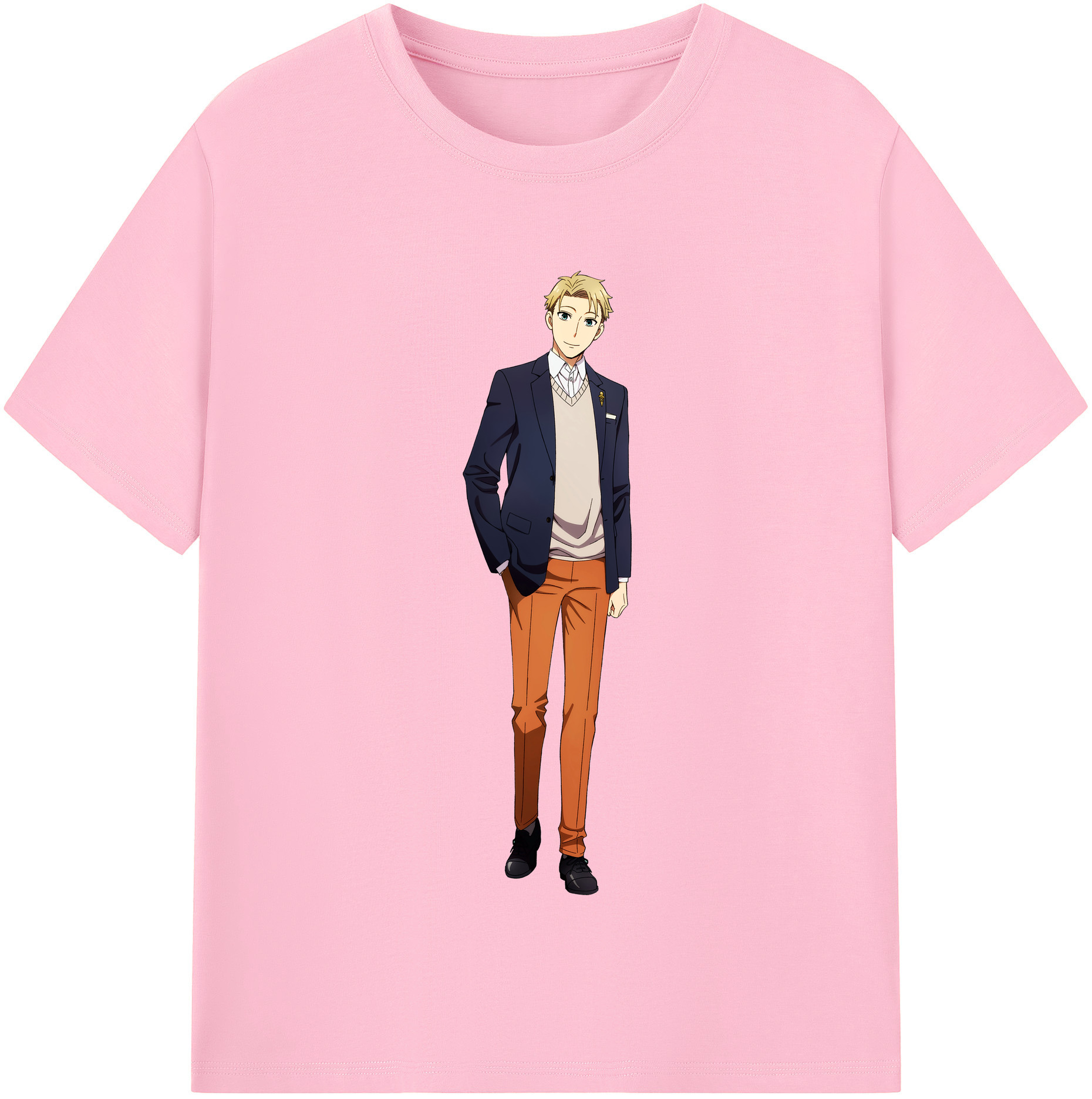 （画像用） SPY×FAMILY间谍家家酒 綿100％半袖Tシャツ（フロントプリント）