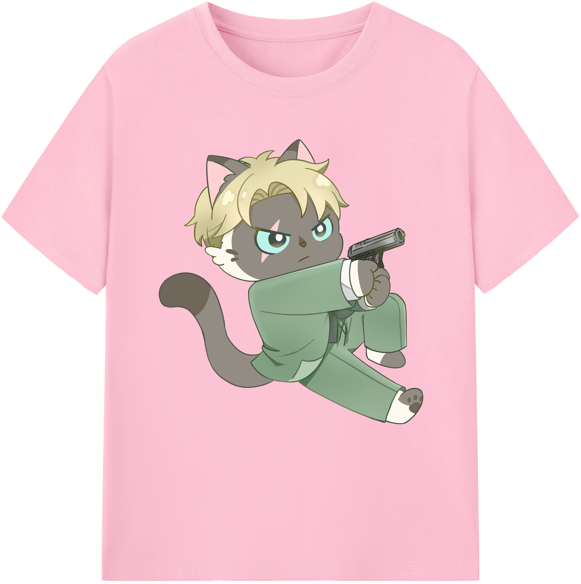 （画像用） SPY×FAMILY间谍家家酒 綿100％半袖Tシャツ（フロントプリント）