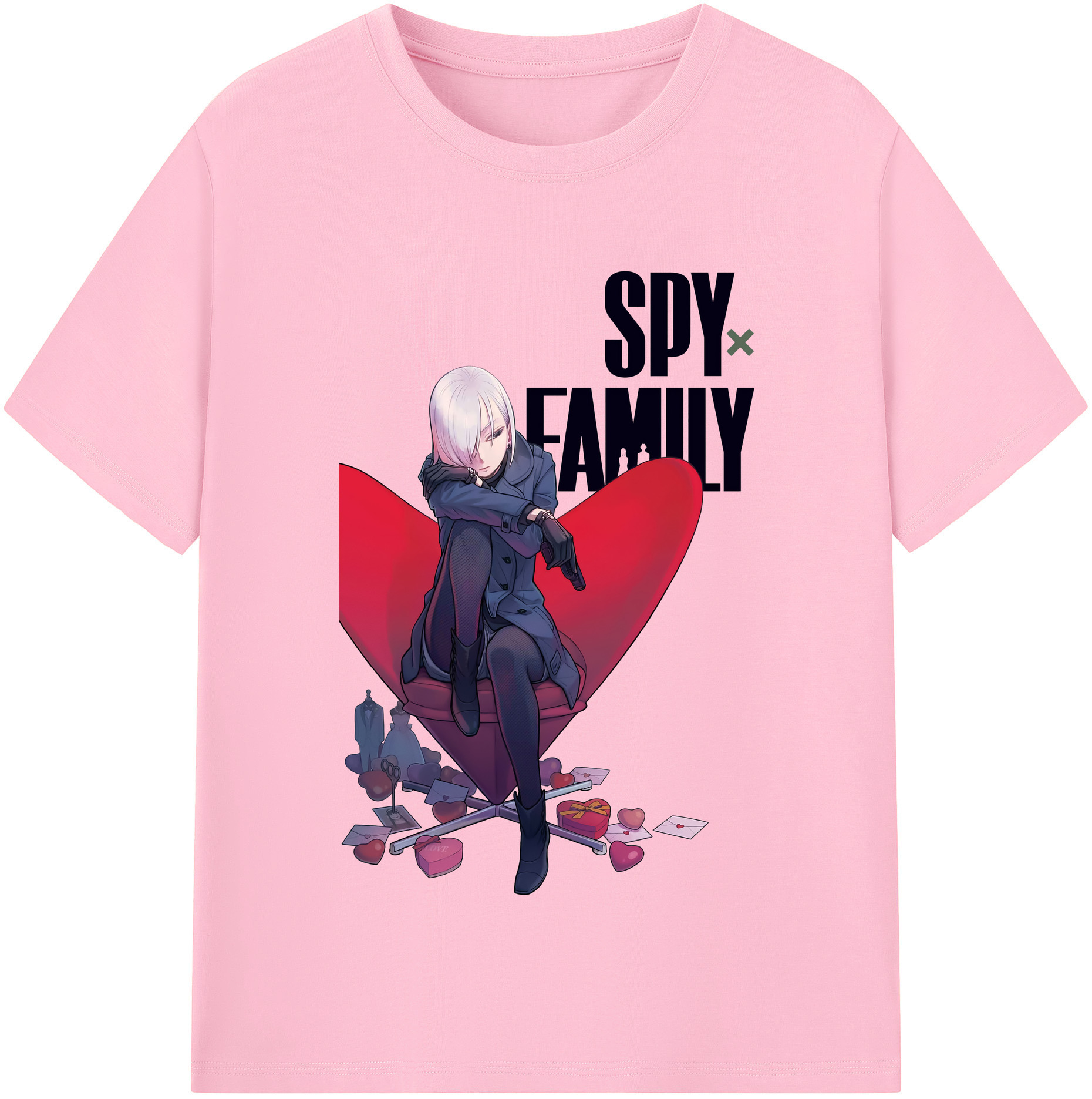 （画像用） SPY×FAMILY间谍家家酒 綿100％半袖Tシャツ（フロントプリント）