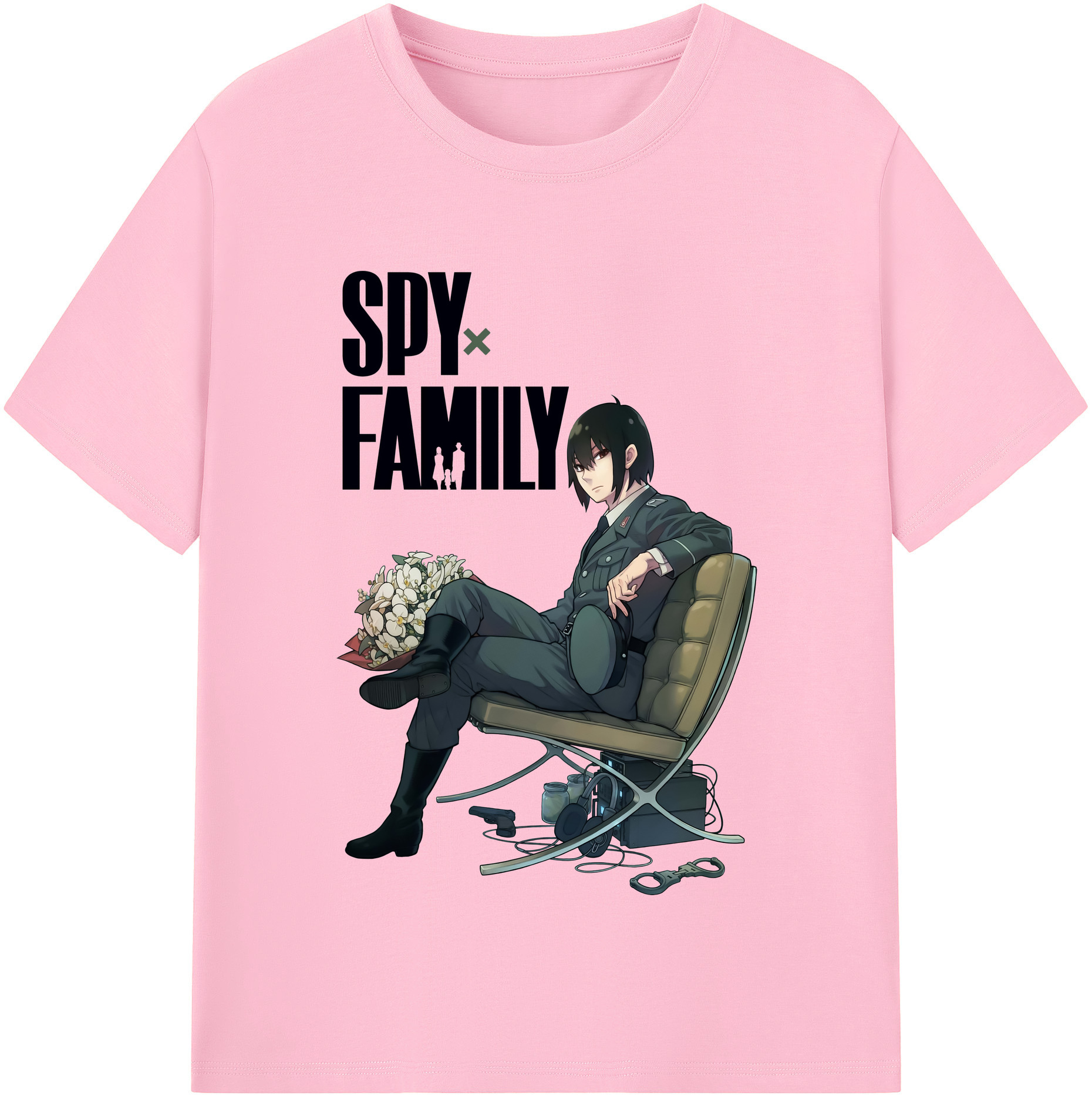 （画像用） SPY×FAMILY间谍家家酒 綿100％半袖Tシャツ（フロントプリント）