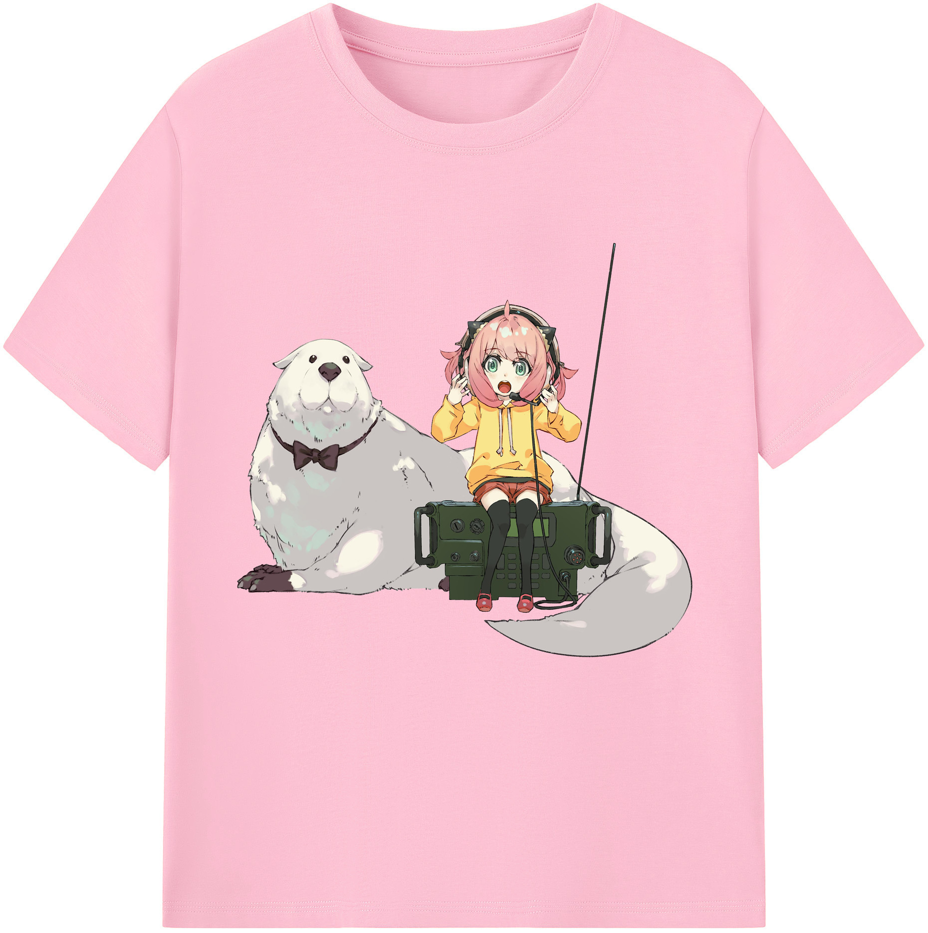 （画像用） SPY×FAMILY间谍家家酒 綿100％半袖Tシャツ（フロントプリント）