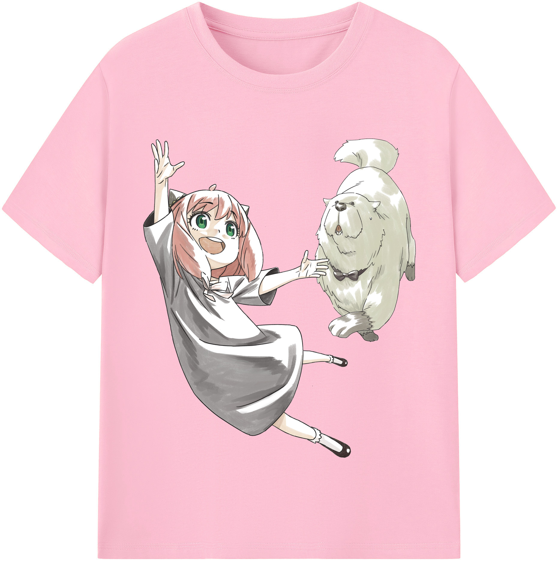 （画像用） SPY×FAMILY间谍家家酒 綿100％半袖Tシャツ（フロントプリント）