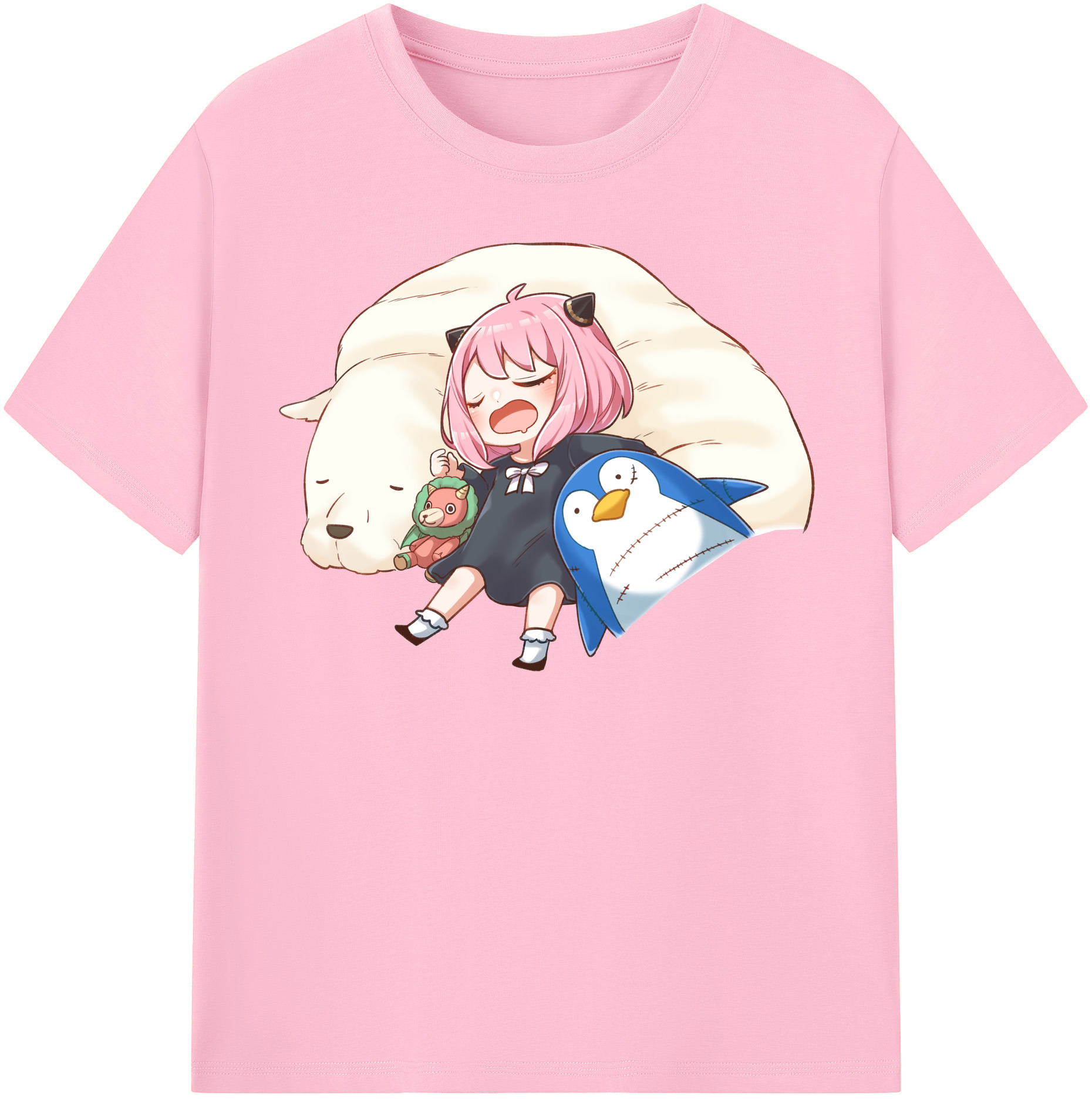 （画像用） SPY×FAMILY间谍家家酒 綿100％半袖Tシャツ（フロントプリント）