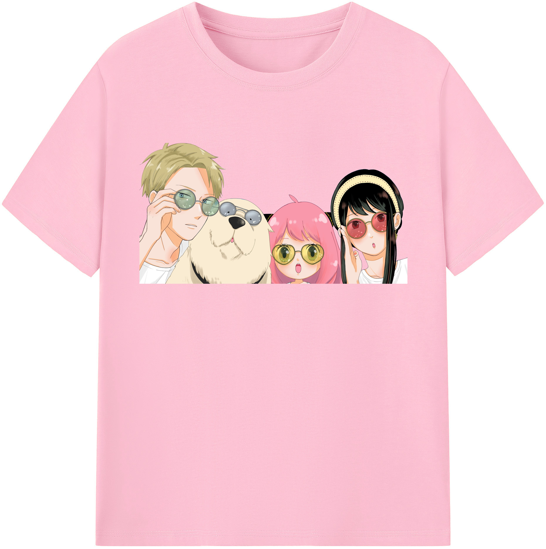 （画像用） SPY×FAMILY间谍家家酒 綿100％半袖Tシャツ（フロントプリント）