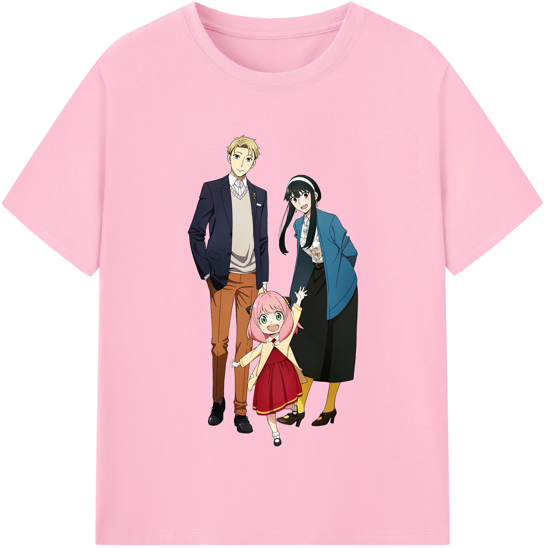 （画像用） SPY×FAMILY间谍家家酒 綿100％半袖Tシャツ（フロントプリント）
