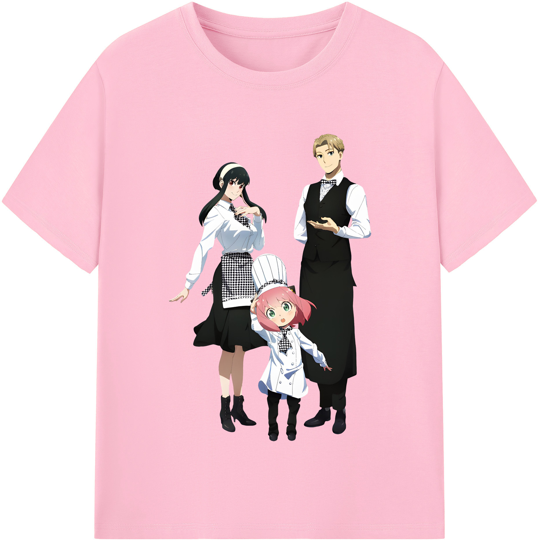 （画像用） SPY×FAMILY间谍家家酒 綿100％半袖Tシャツ（フロントプリント）