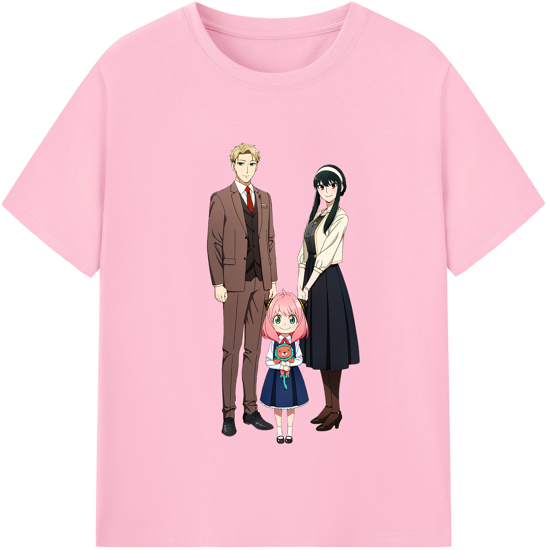 （画像用） SPY×FAMILY间谍家家酒 綿100％半袖Tシャツ（フロントプリント）