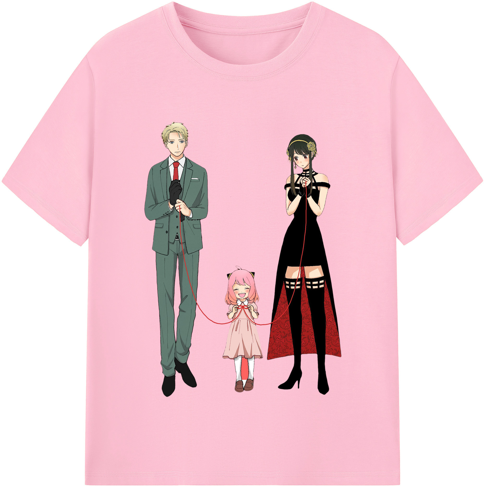 （画像用） SPY×FAMILY间谍家家酒 綿100％半袖Tシャツ（フロントプリント）