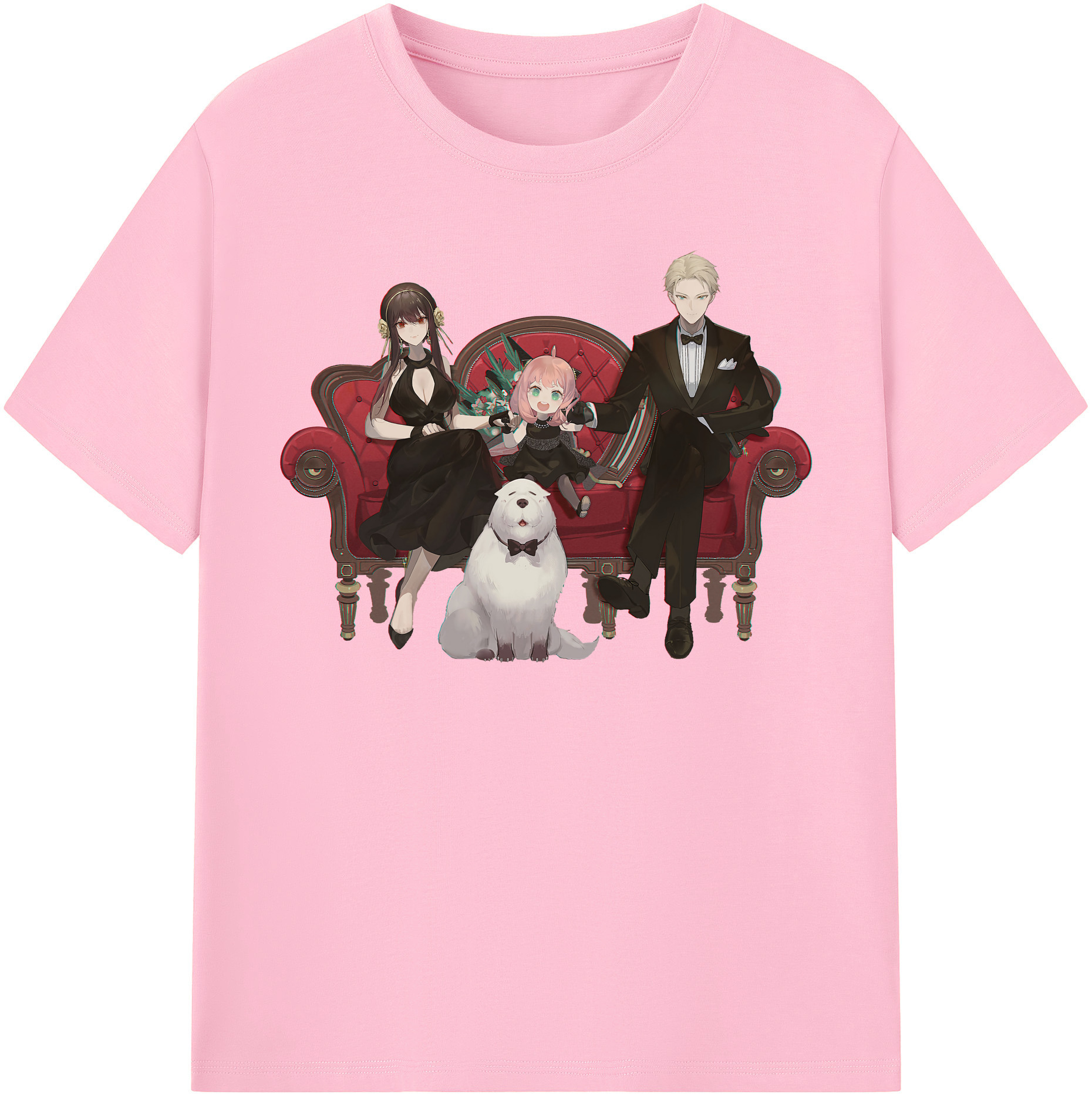 （画像用） SPY×FAMILY间谍家家酒 綿100％半袖Tシャツ（フロントプリント）