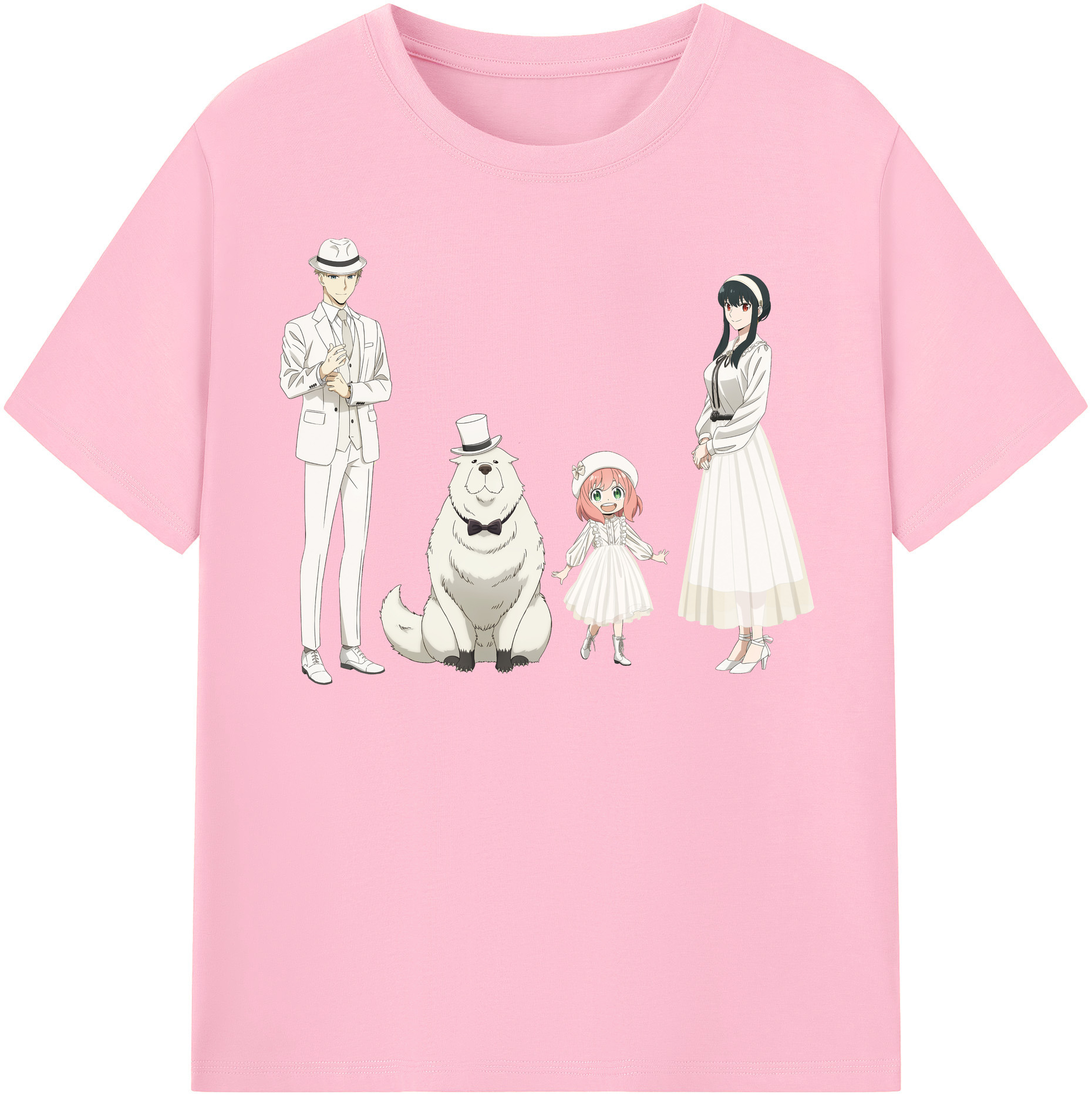 （画像用） SPY×FAMILY间谍家家酒 綿100％半袖Tシャツ（フロントプリント）