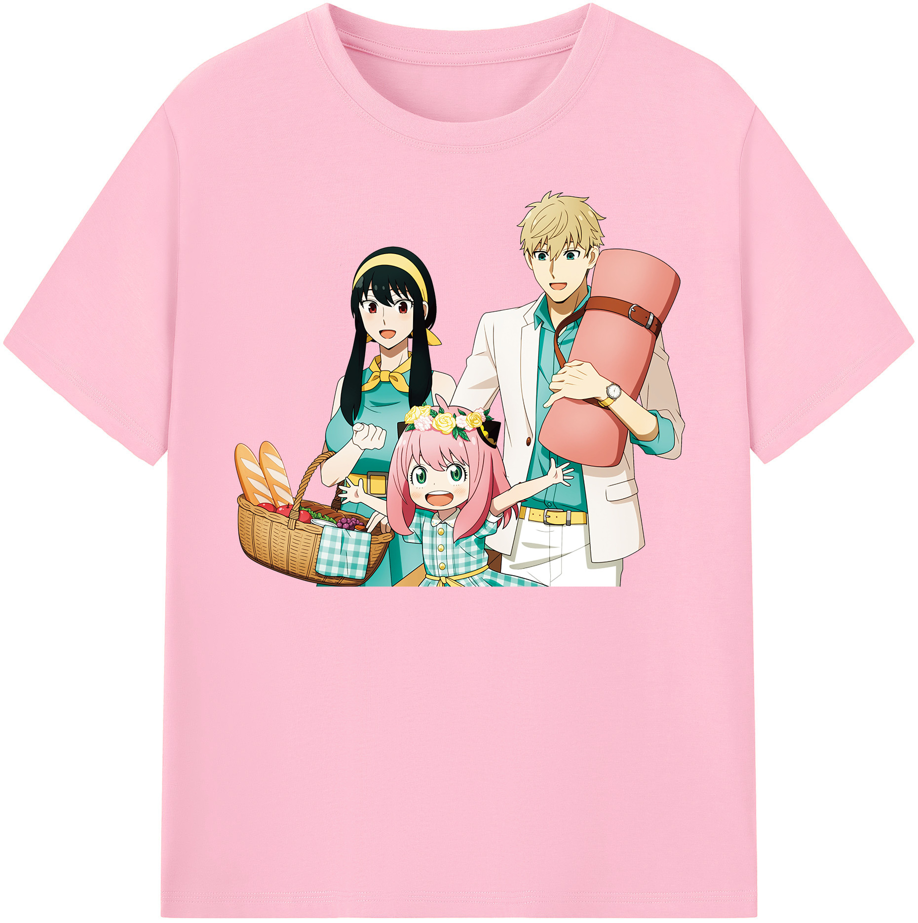 （画像用） SPY×FAMILY间谍家家酒 綿100％半袖Tシャツ（フロントプリント）