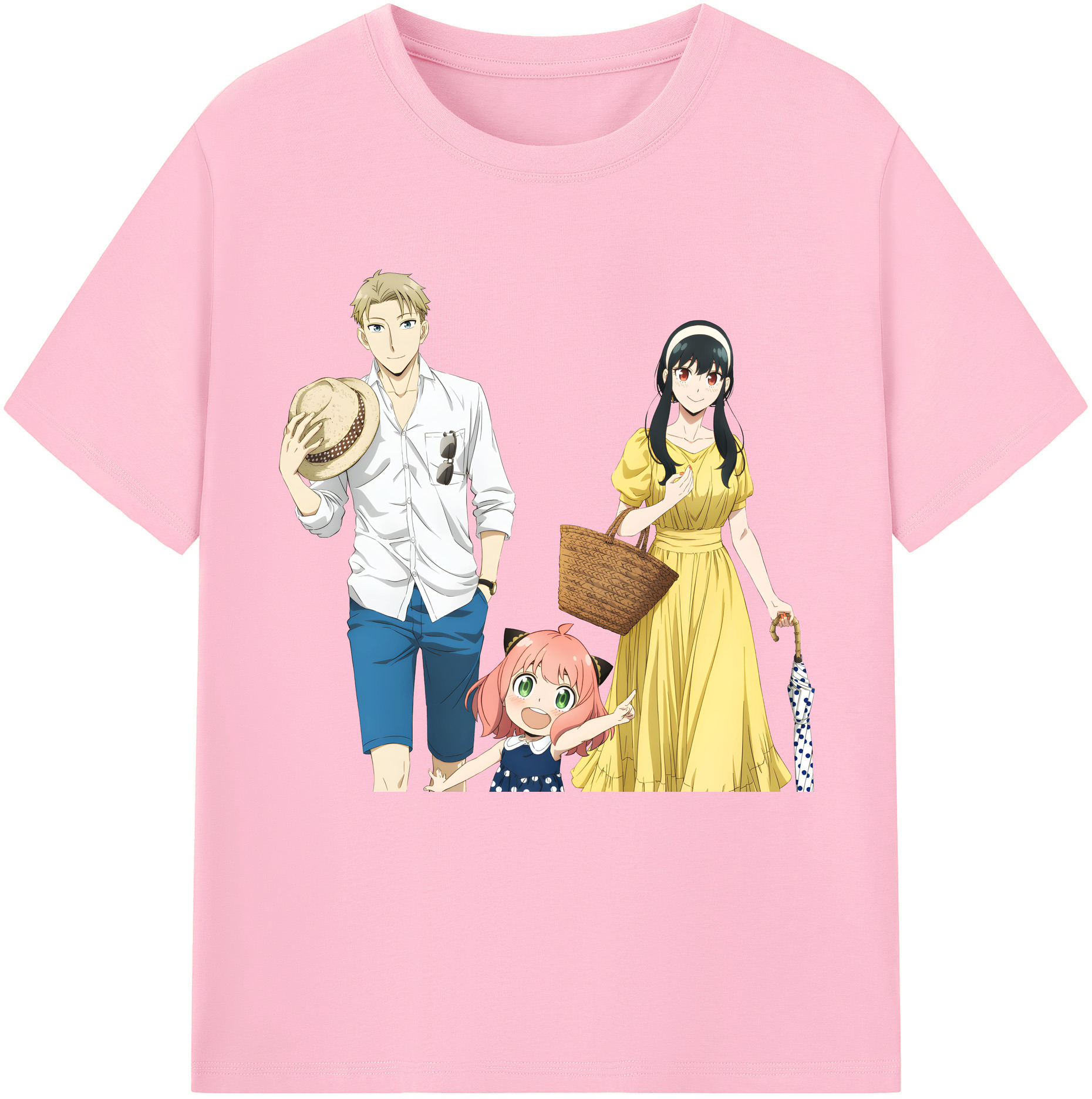 （画像用） SPY×FAMILY间谍家家酒 綿100％半袖Tシャツ（フロントプリント）