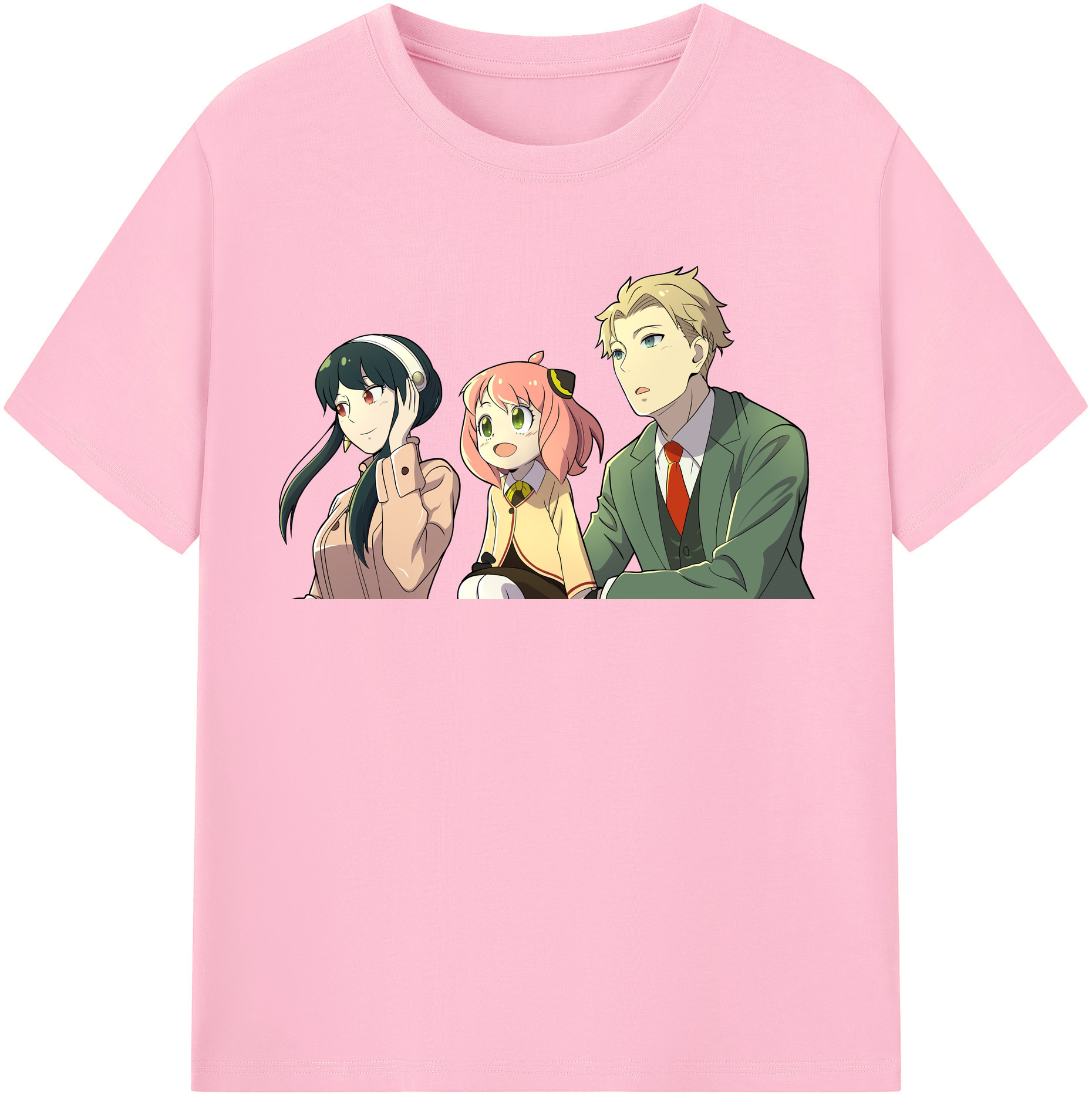 （画像用） SPY×FAMILY间谍家家酒 綿100％半袖Tシャツ（フロントプリント）