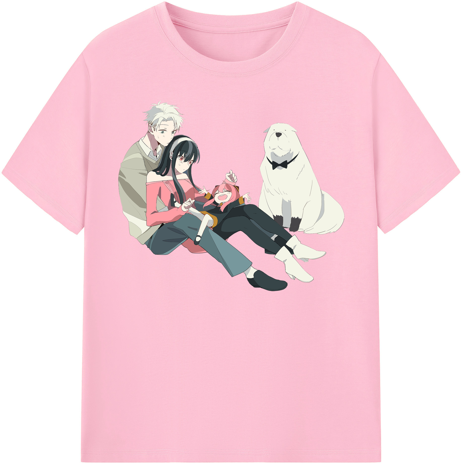 （画像用） SPY×FAMILY间谍家家酒 綿100％半袖Tシャツ（フロントプリント）