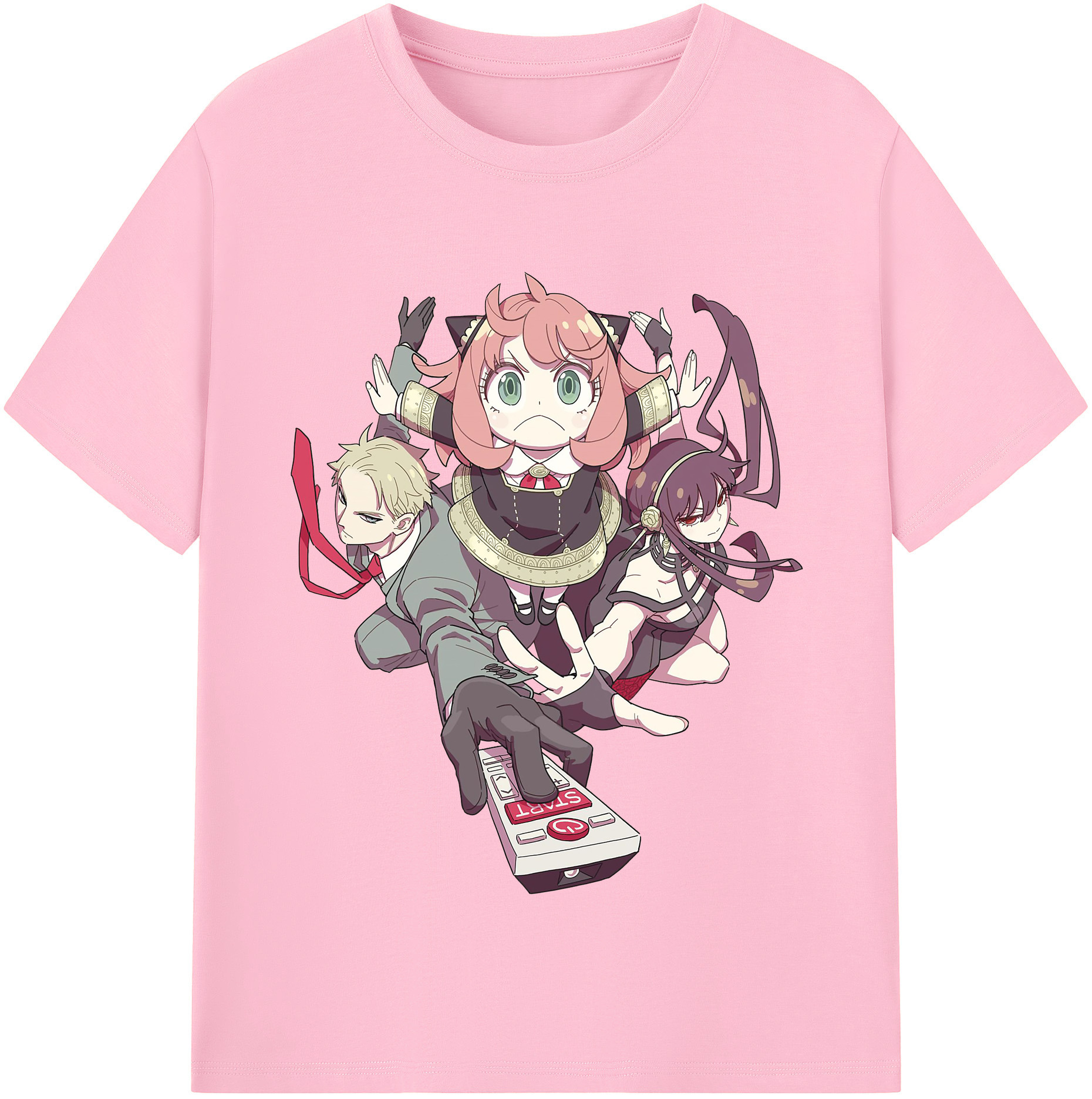 （画像用） SPY×FAMILY间谍家家酒 綿100％半袖Tシャツ（フロントプリント）