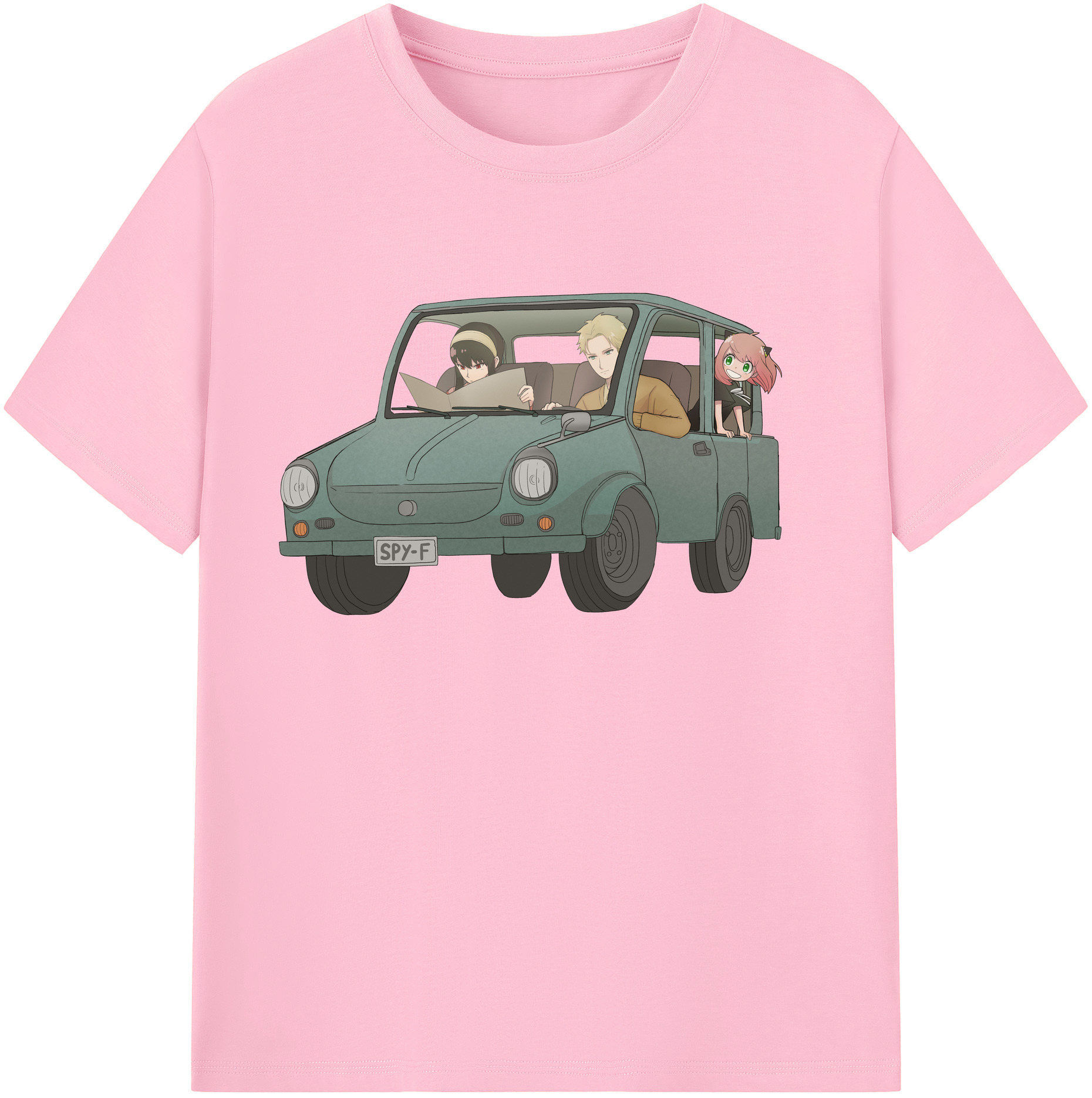 （画像用） SPY×FAMILY间谍家家酒 綿100％半袖Tシャツ（フロントプリント）