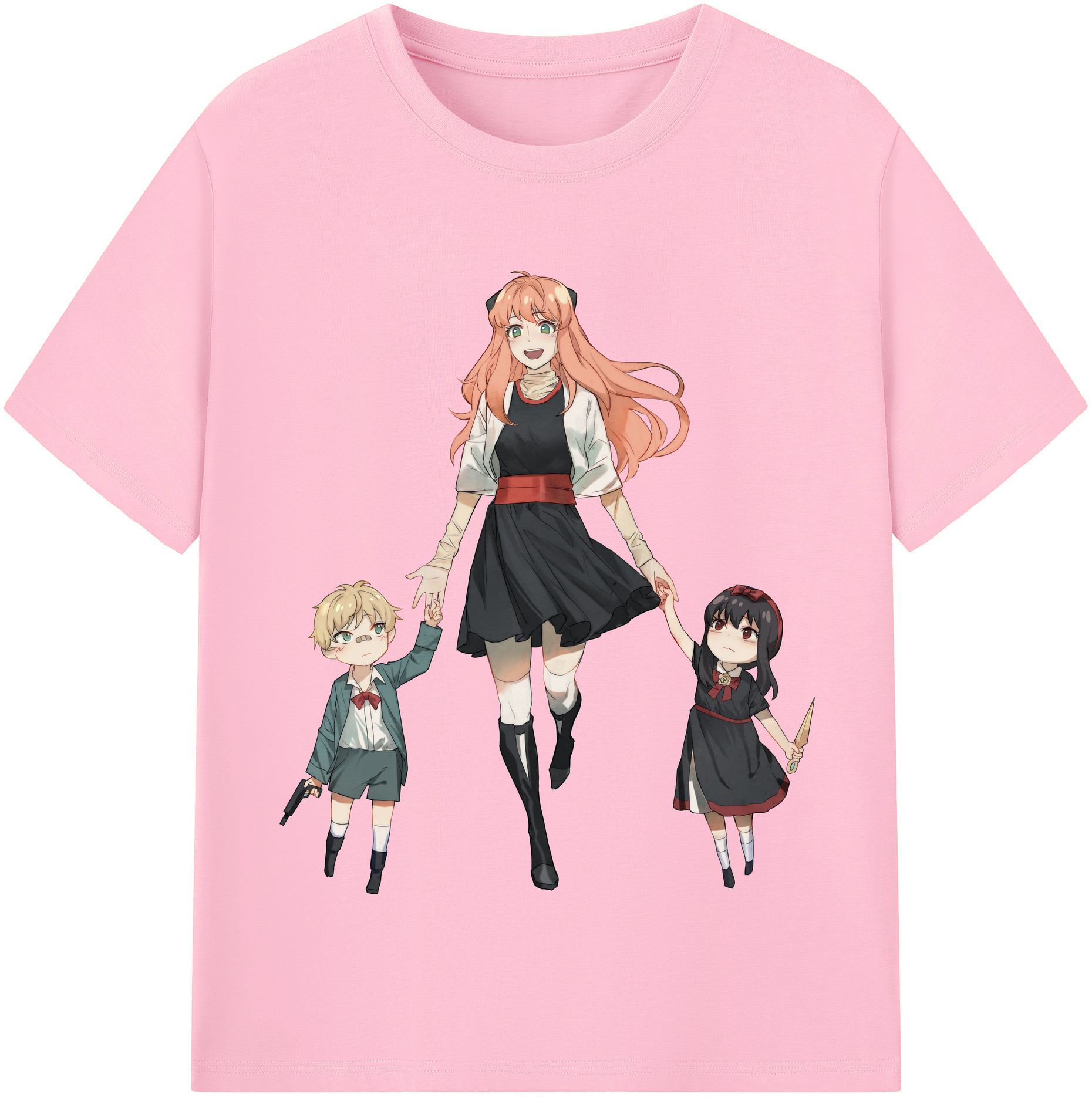 （画像用） SPY×FAMILY间谍家家酒 綿100％半袖Tシャツ（フロントプリント）