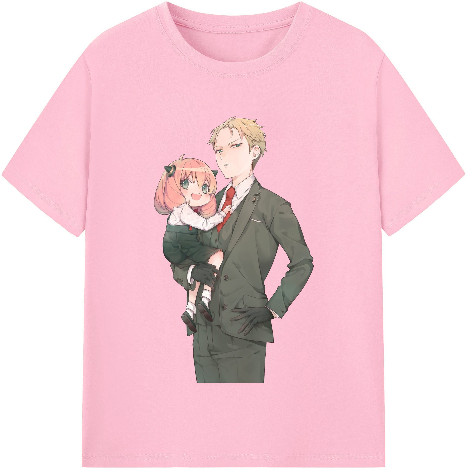（画像用） SPY×FAMILY间谍家家酒 綿100％半袖Tシャツ（フロントプリント）
