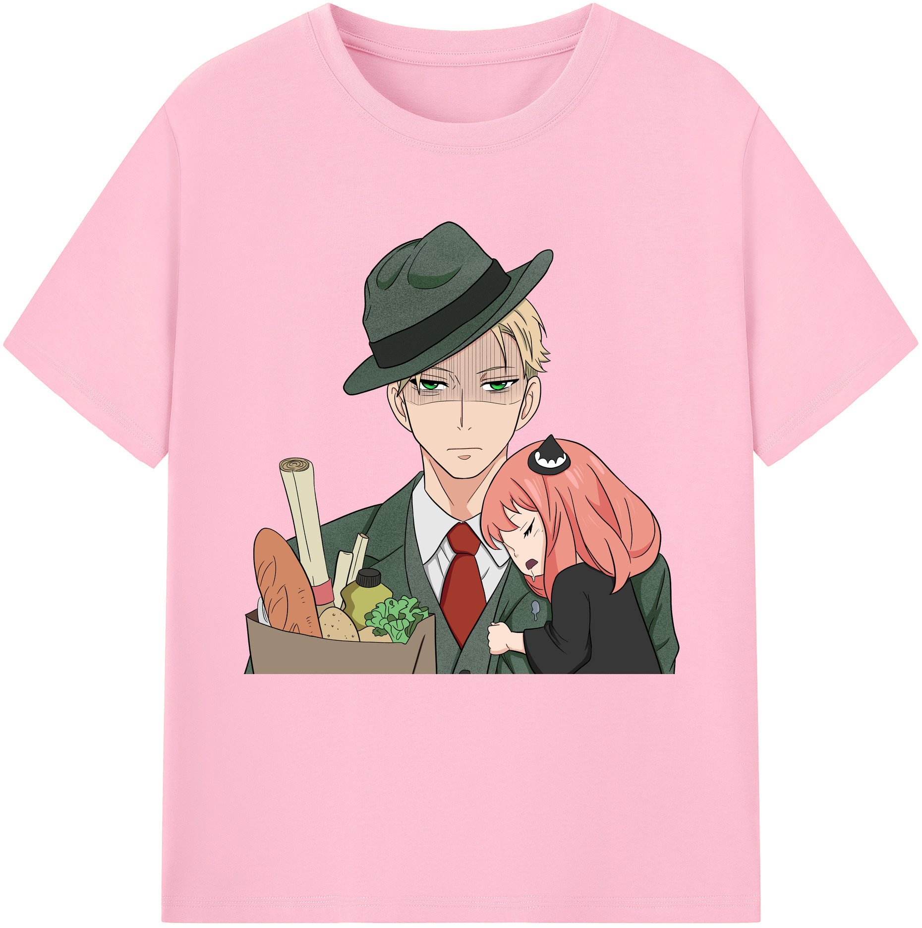 （画像用） SPY×FAMILY间谍家家酒 綿100％半袖Tシャツ（フロントプリント）