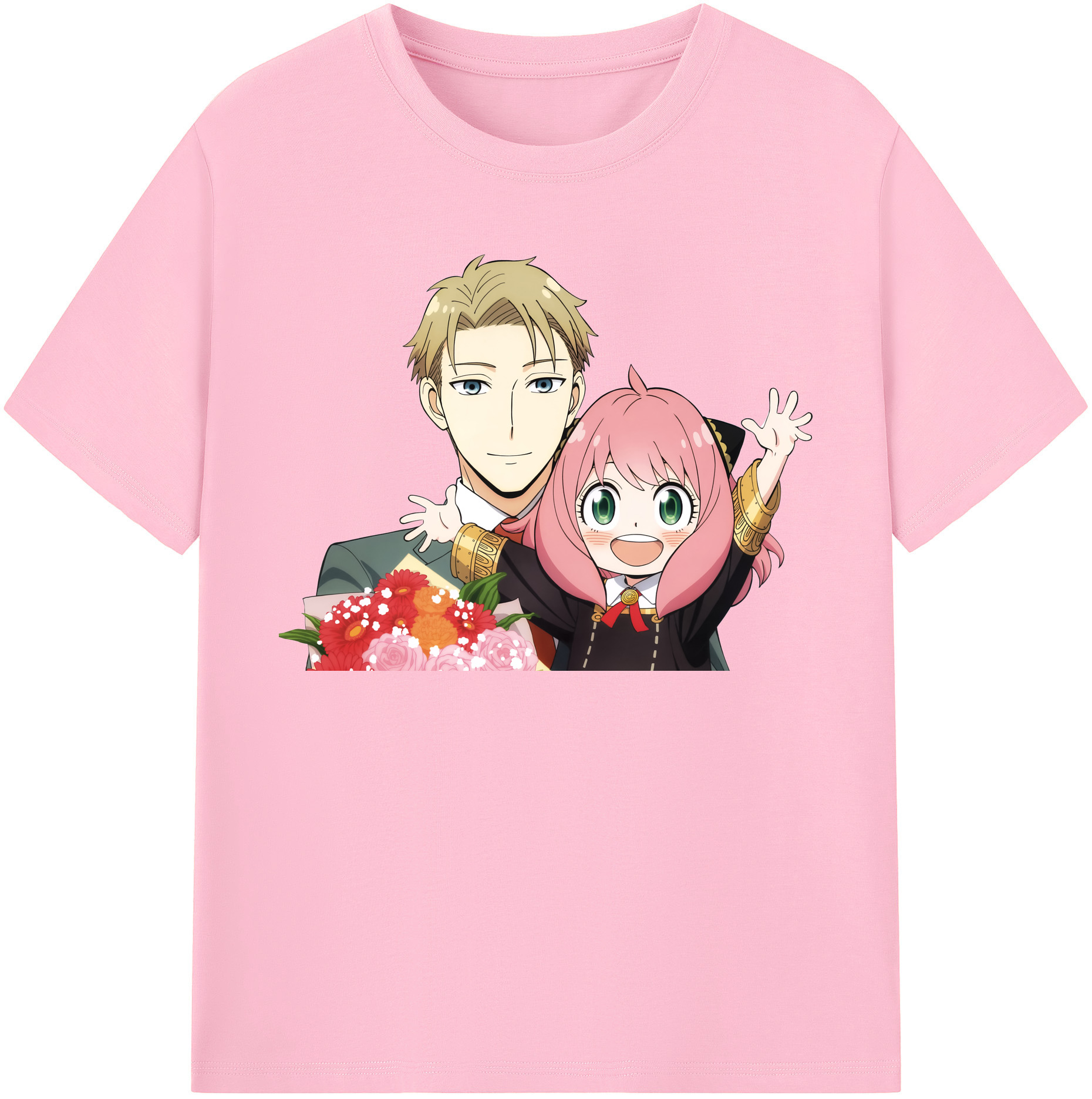 （画像用） SPY×FAMILY间谍家家酒 綿100％半袖Tシャツ（フロントプリント）