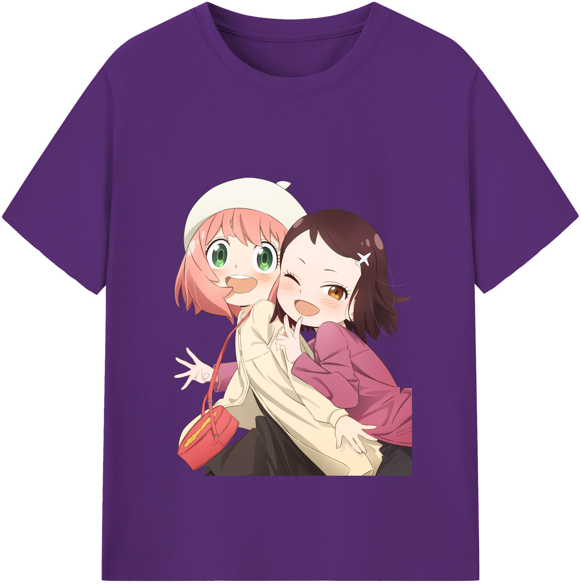 （画像用） SPY×FAMILY间谍家家酒 綿100％半袖Tシャツ（フロントプリント）