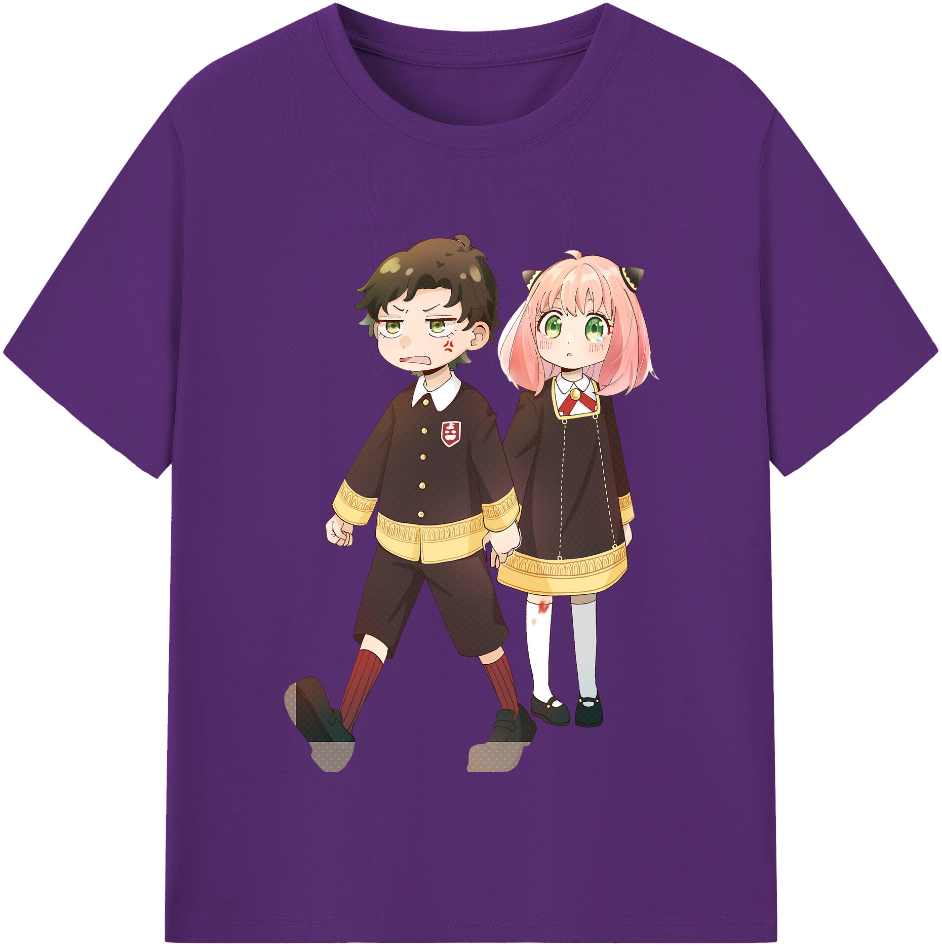（画像用） SPY×FAMILY间谍家家酒 綿100％半袖Tシャツ（フロントプリント）