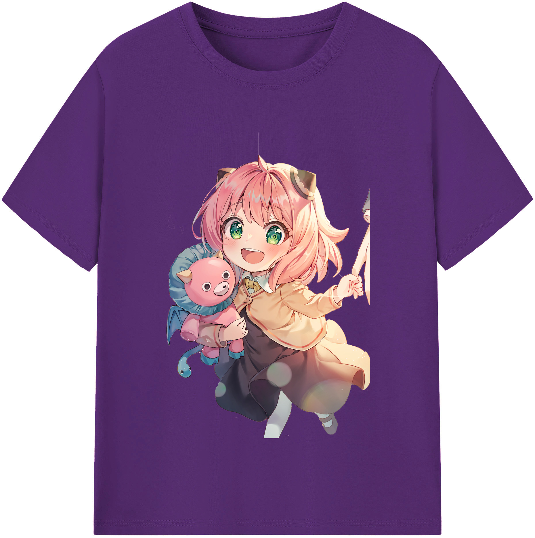 （画像用） SPY×FAMILY间谍家家酒 綿100％半袖Tシャツ（フロントプリント）