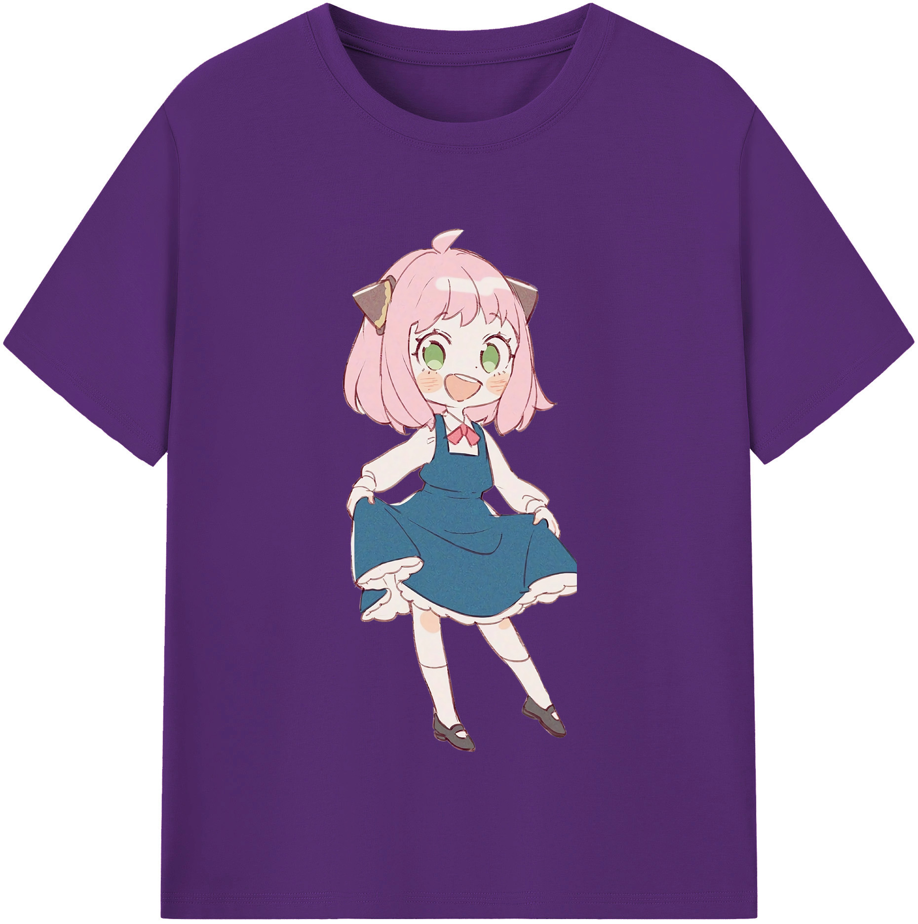 （画像用） SPY×FAMILY间谍家家酒 綿100％半袖Tシャツ（フロントプリント）