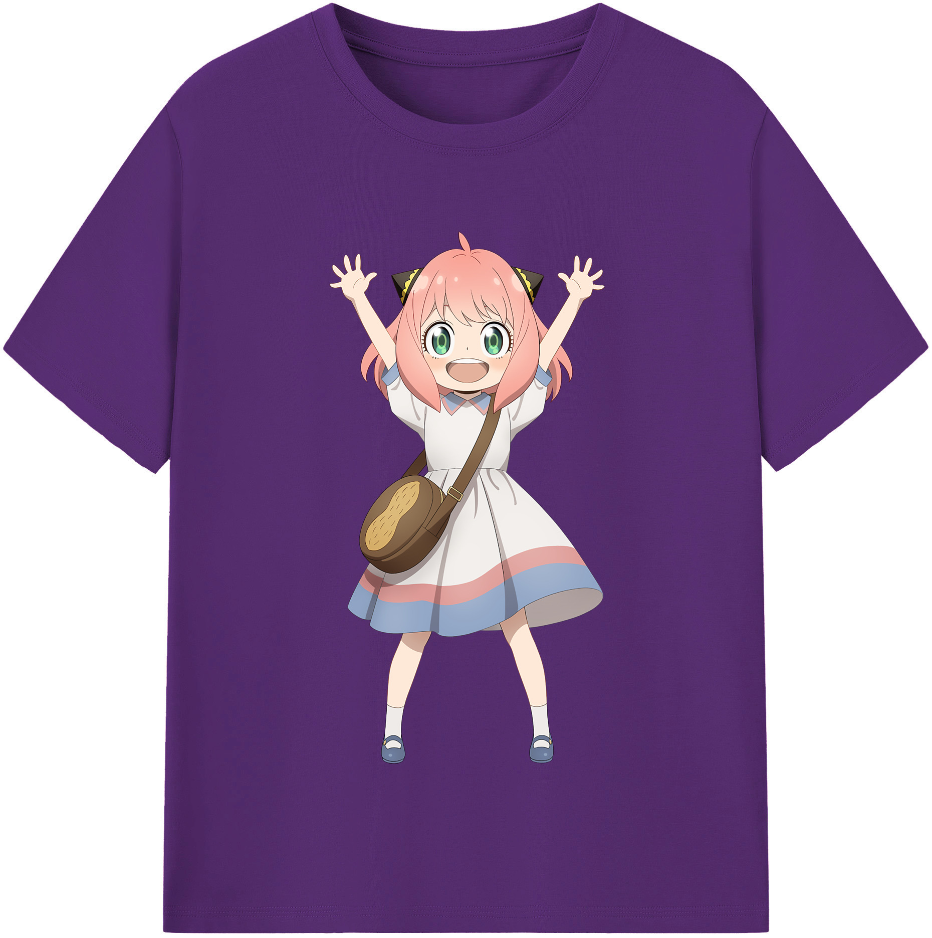 （画像用） SPY×FAMILY间谍家家酒 綿100％半袖Tシャツ（フロントプリント）