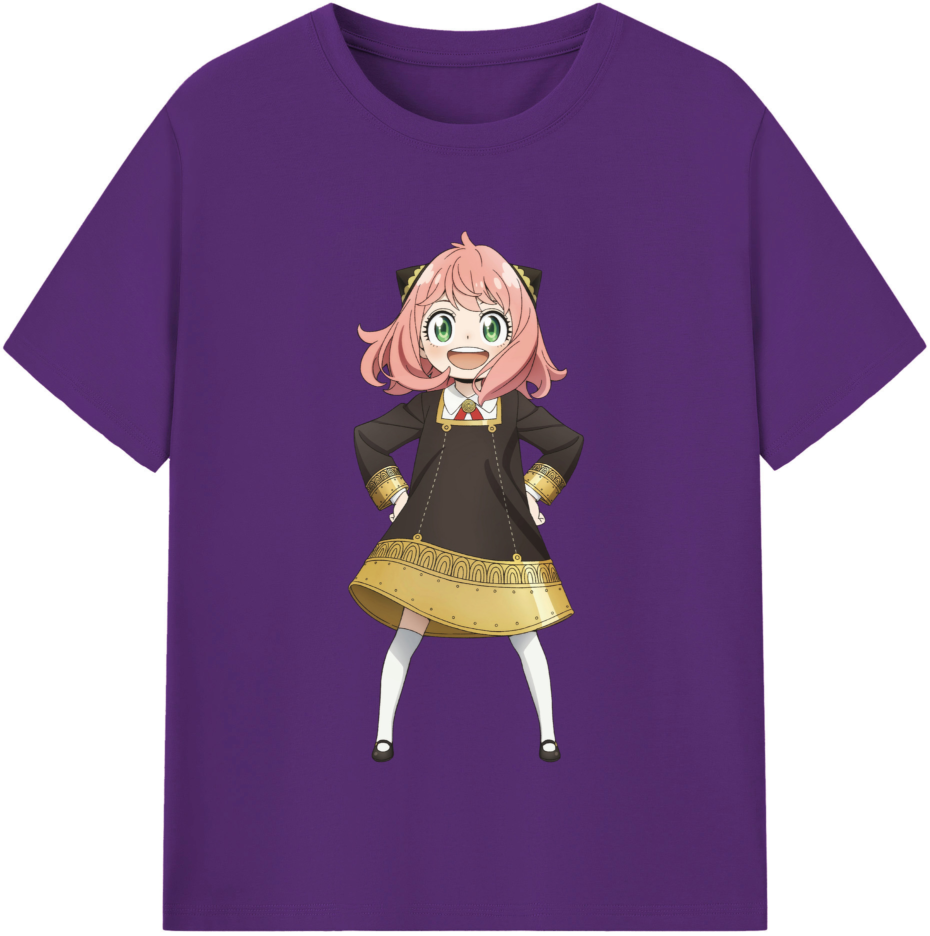 （画像用） SPY×FAMILY间谍家家酒 綿100％半袖Tシャツ（フロントプリント）