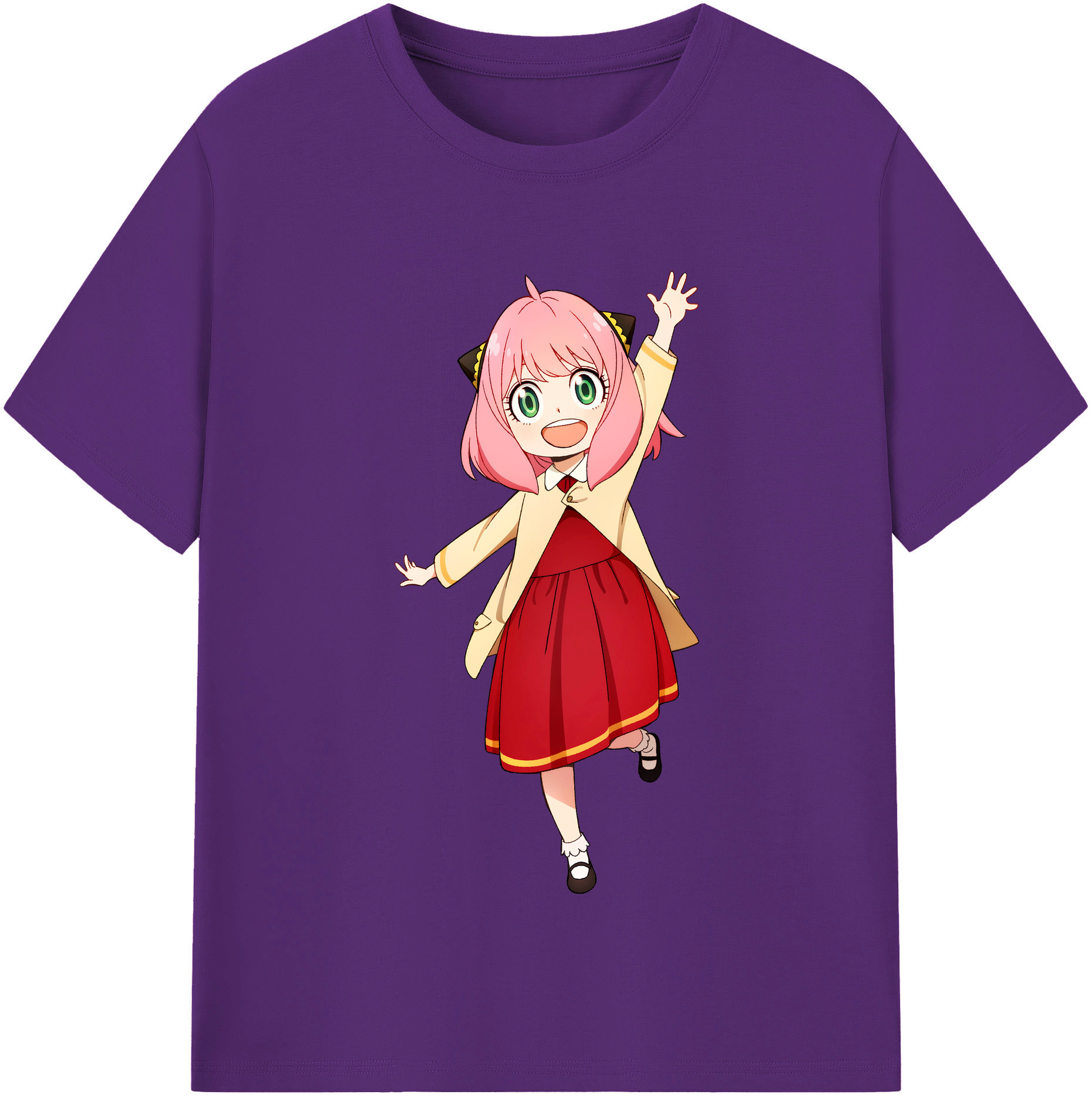 （画像用） SPY×FAMILY间谍家家酒 綿100％半袖Tシャツ（フロントプリント）